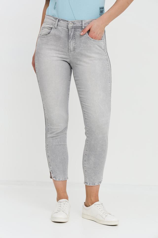 Джинсы Angels серые с потертостями