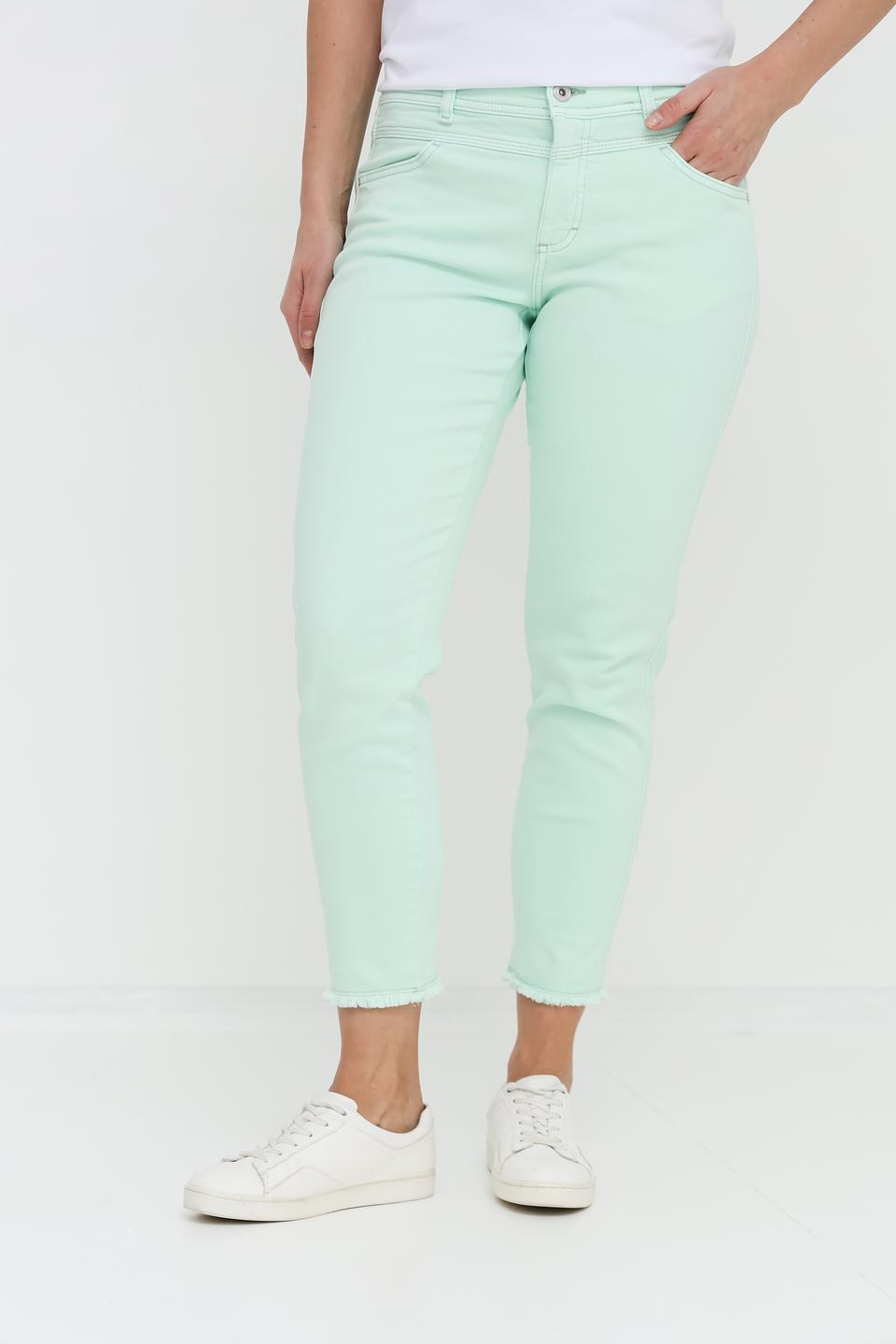 Джинсы Angels мятные Slim Fit