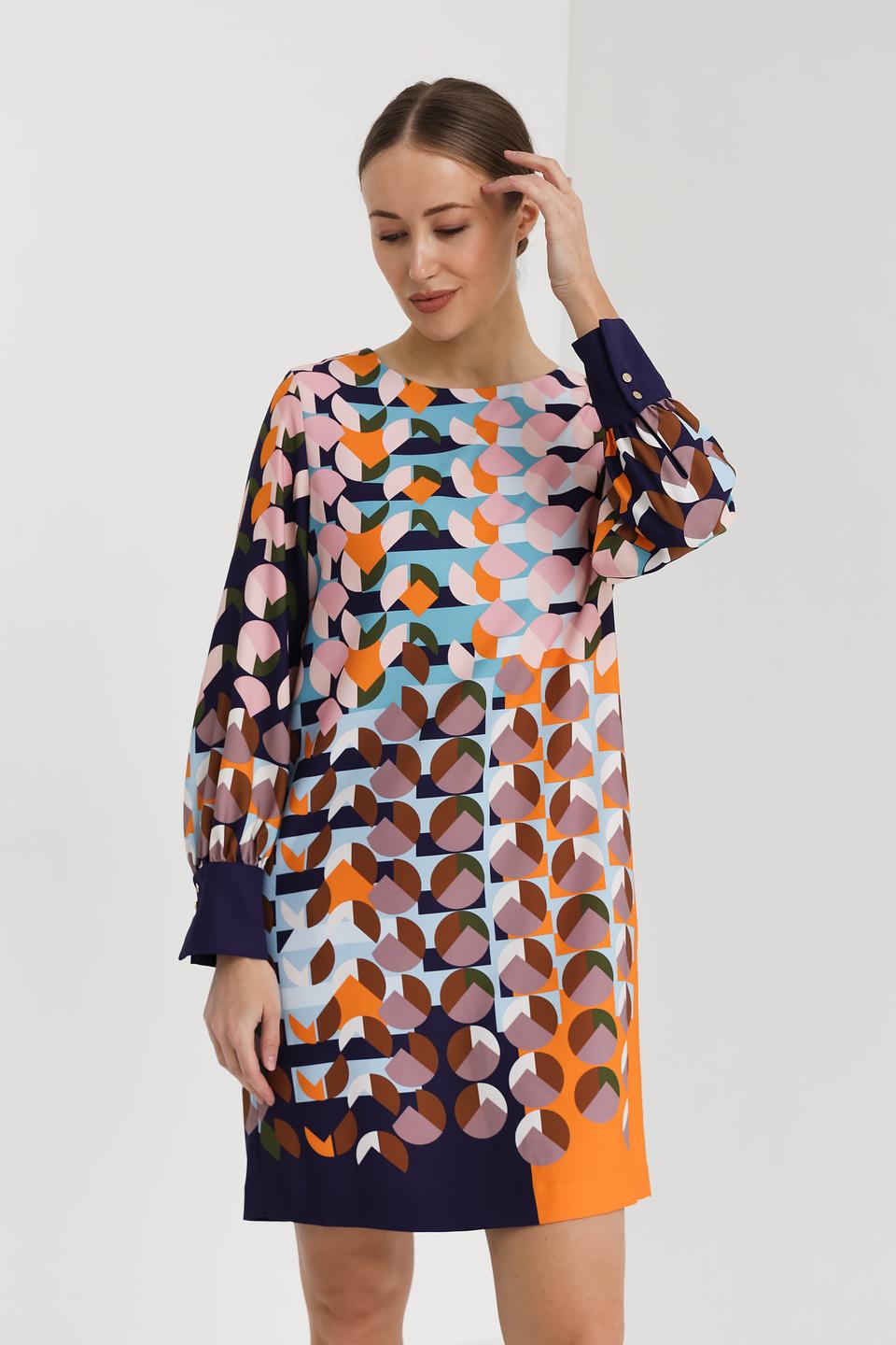 Платье Marc Cain с геометричным принтом