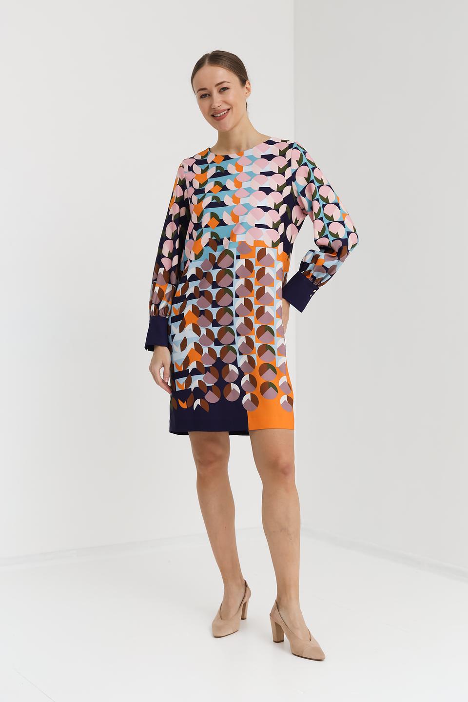 Платье Marc Cain с геометричным принтом
