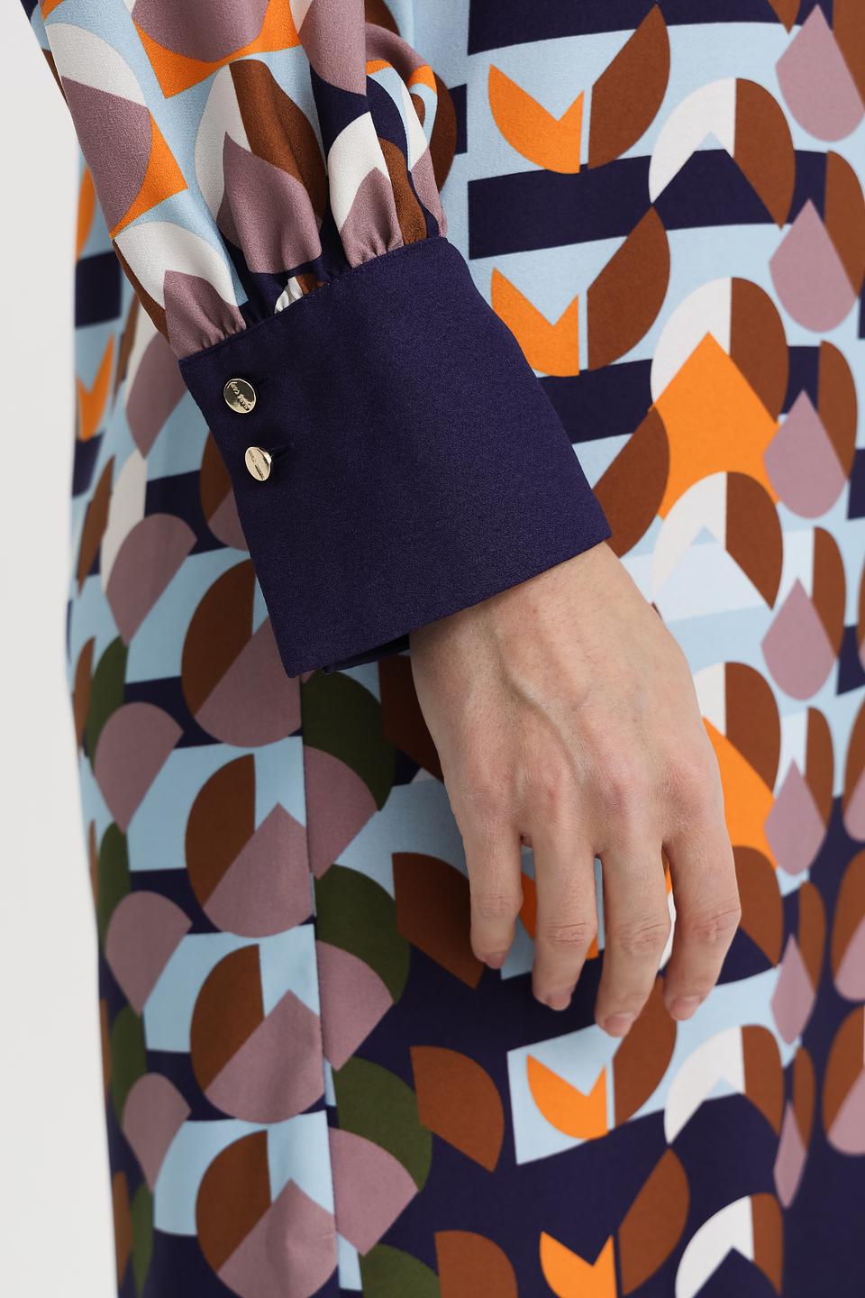 Платье Marc Cain с геометричным принтом