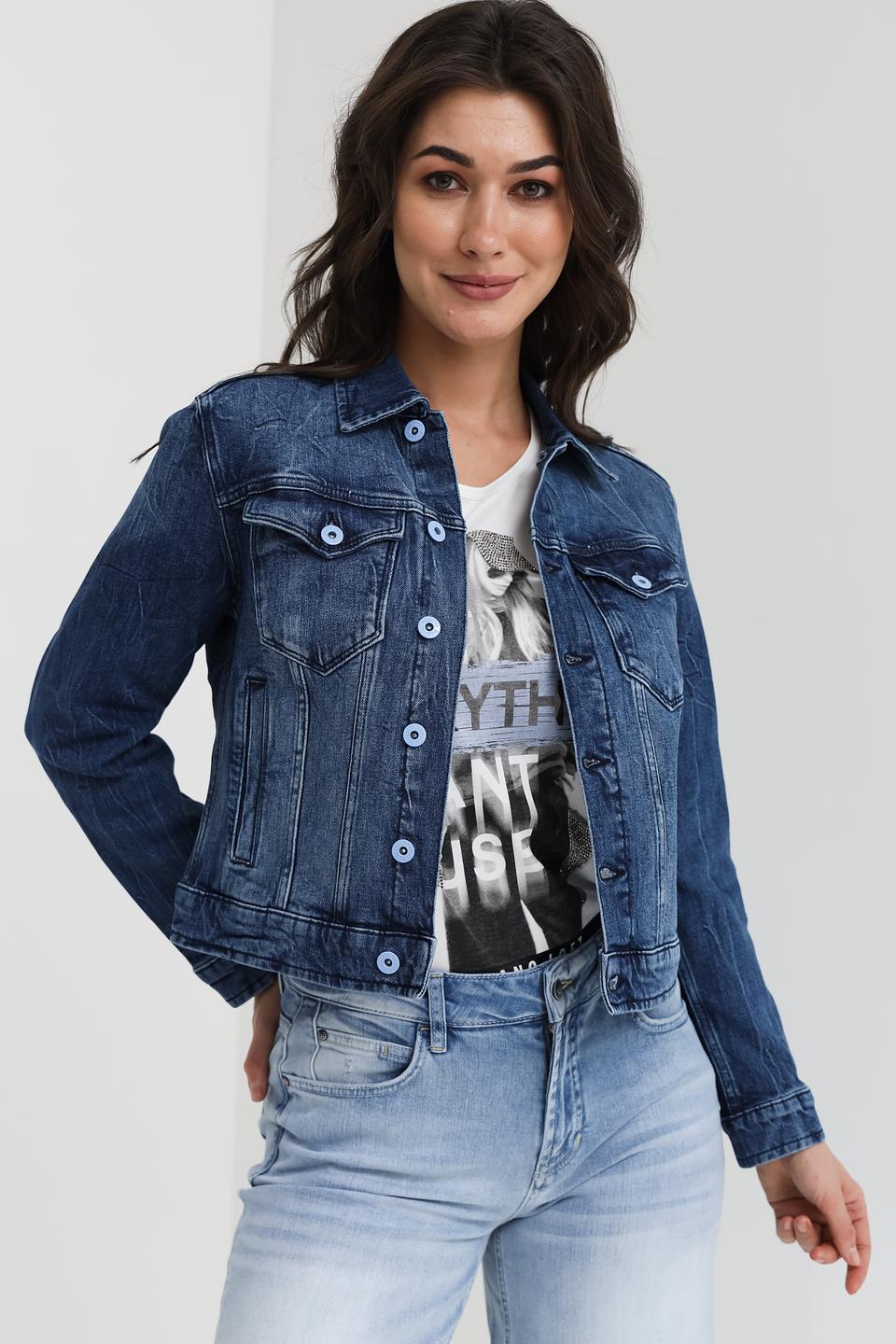 Жакет Bugatti джинсовый синий