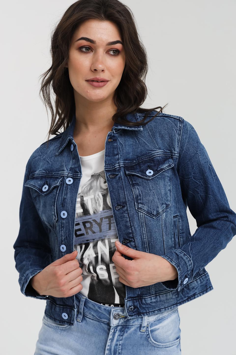 Жакет Bugatti джинсовый синий