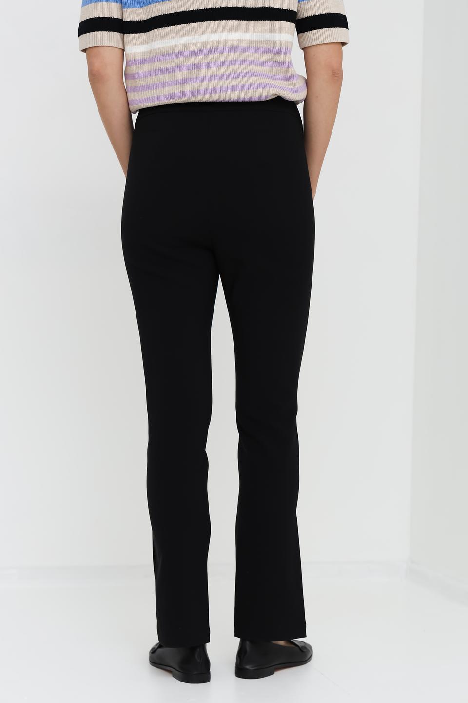 Брюки Taifun с разрезом чёрные