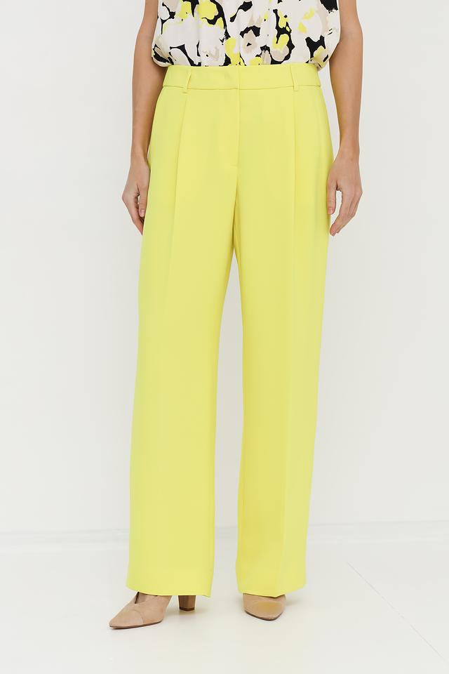 Брюки Taifun лайм широкие