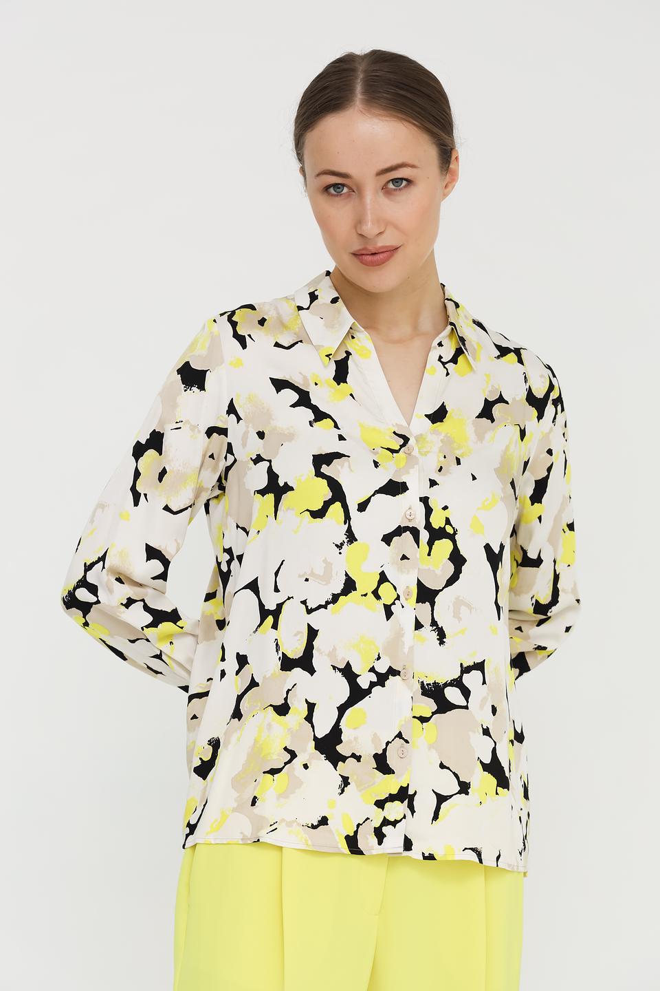 Рубашка Taifun с абстрактным принтом