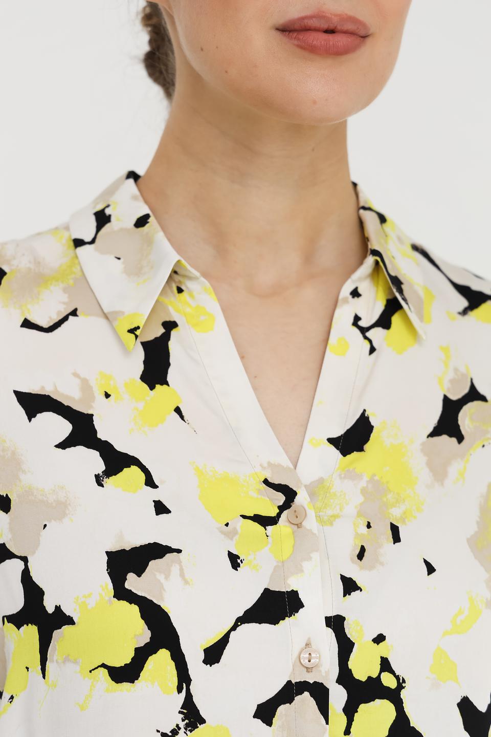 Рубашка Taifun с абстрактным принтом