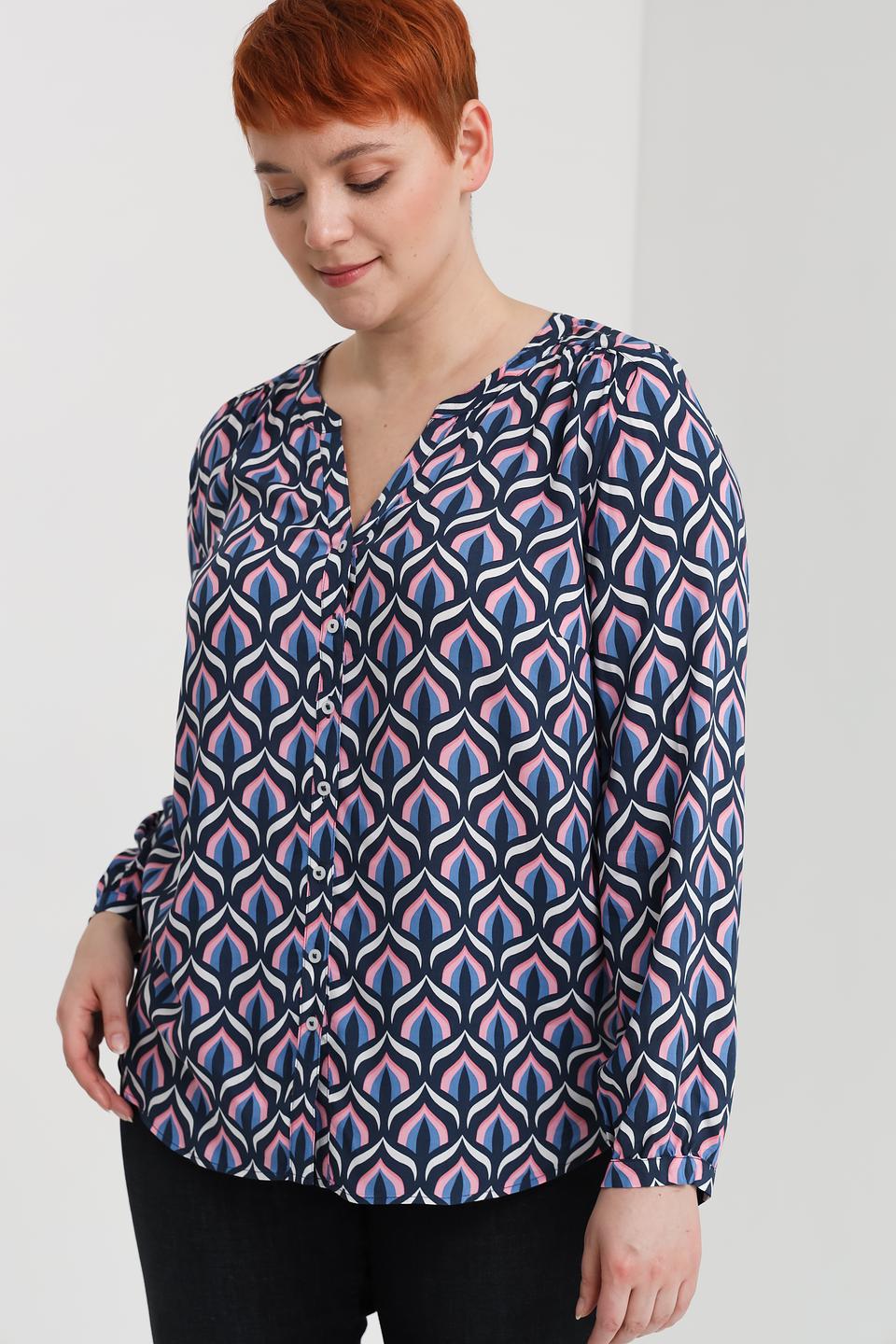 Блуза Via Appia с принтом DUE