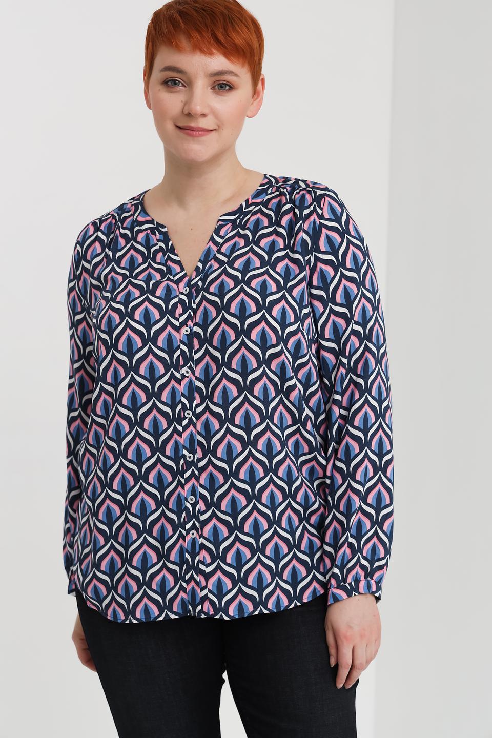 Блуза Via Appia с принтом DUE