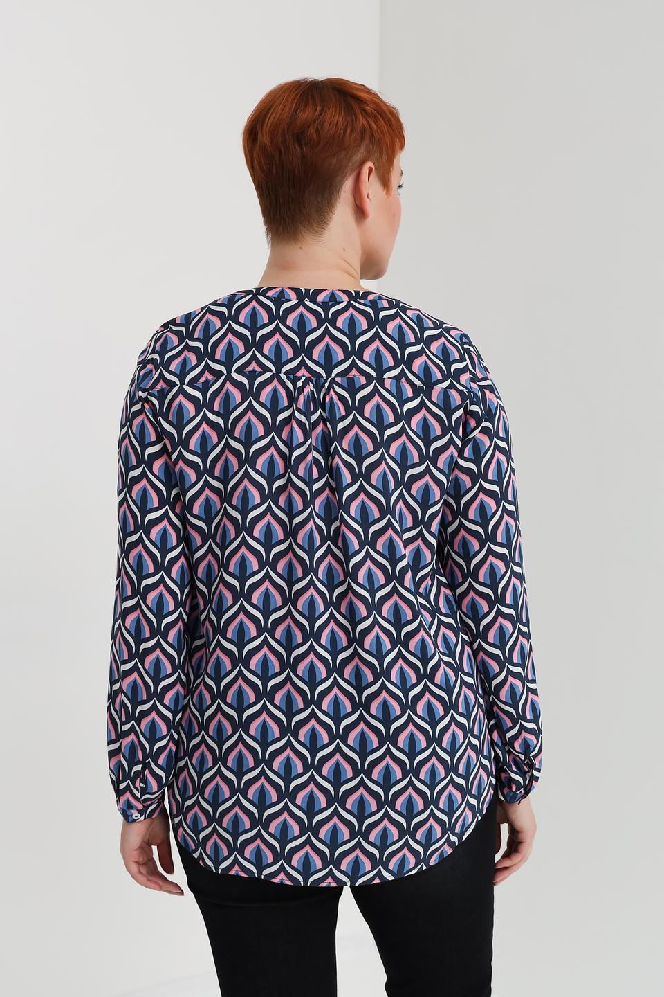 Блуза Via Appia с принтом DUE