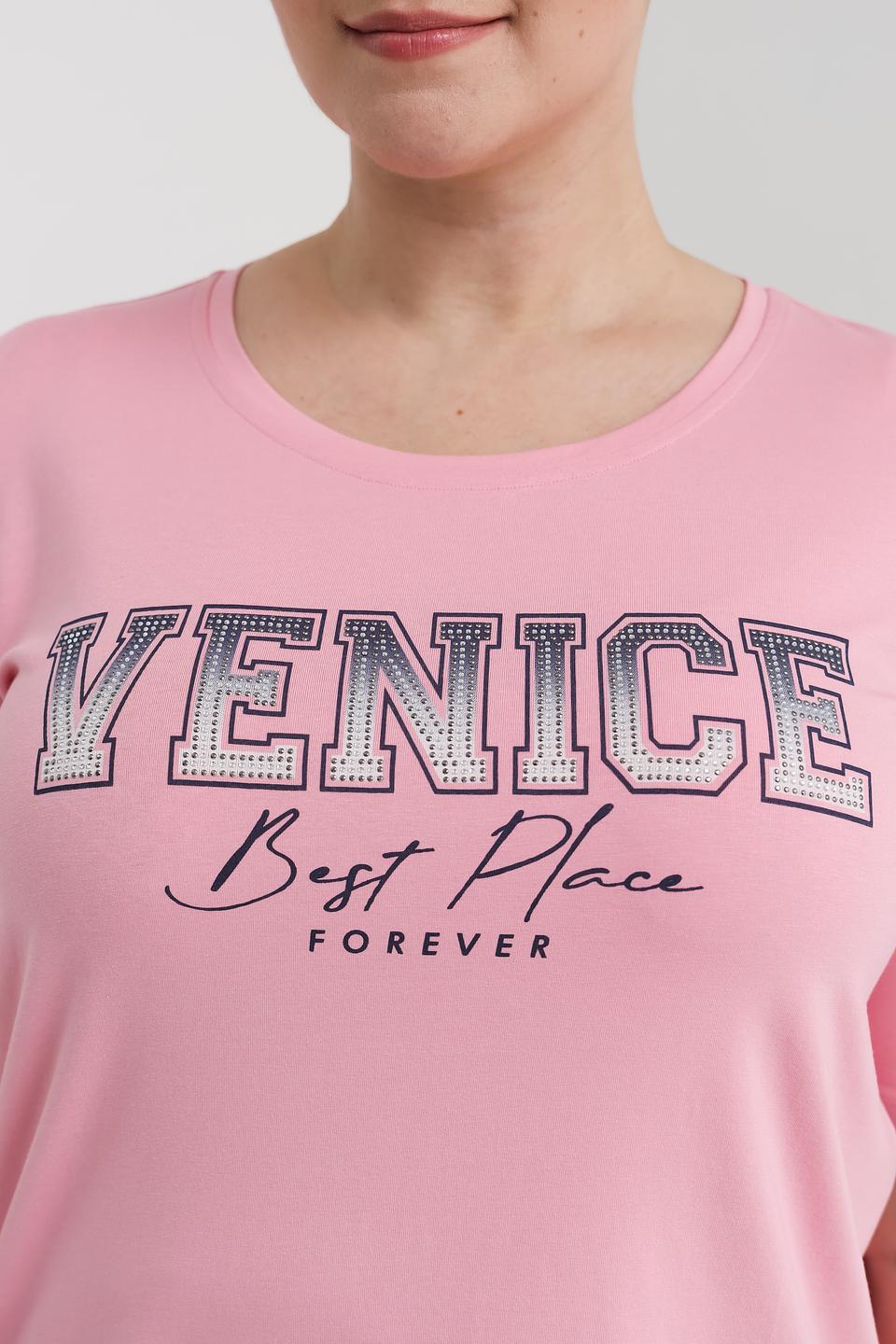 Футболка Via Appia DUE розовая