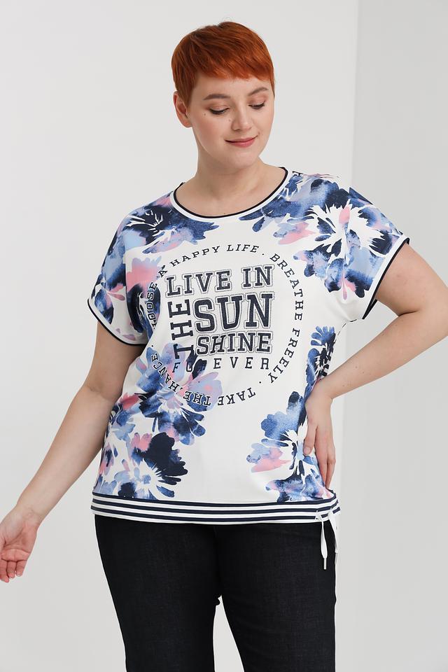 Блуза Via Appia с цветочным принтом