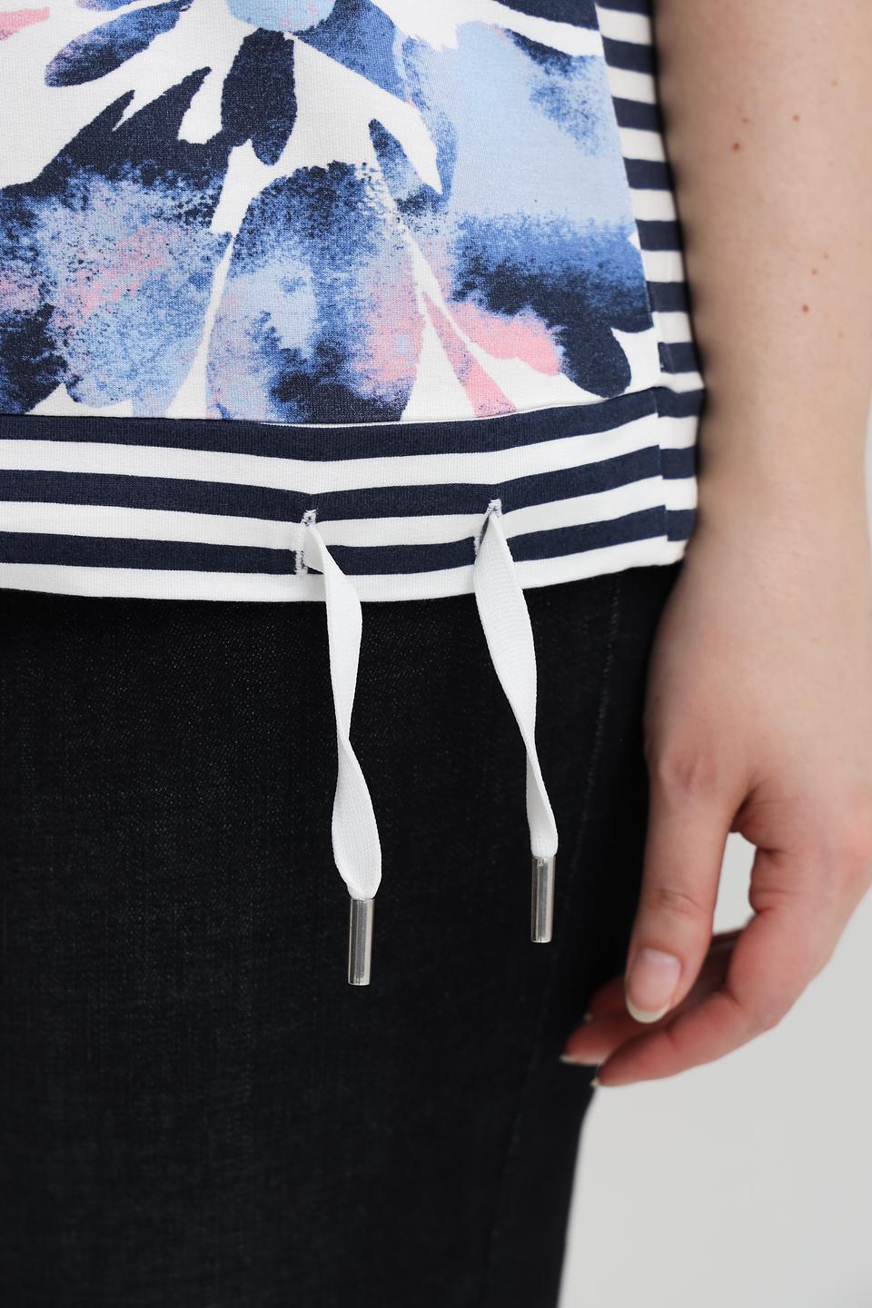 Блуза Via Appia с цветочным принтом