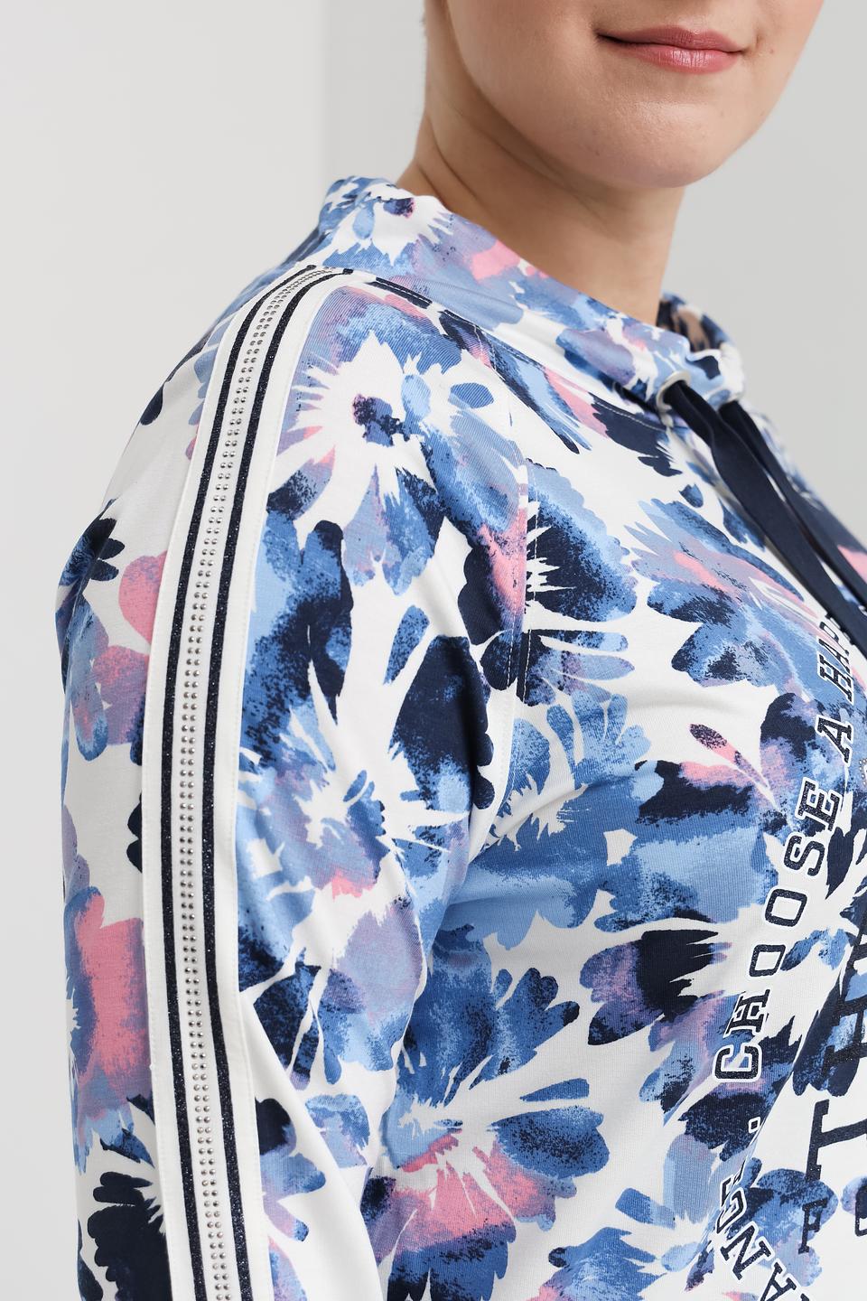 Пуловер Via Appia с цветочным принтом