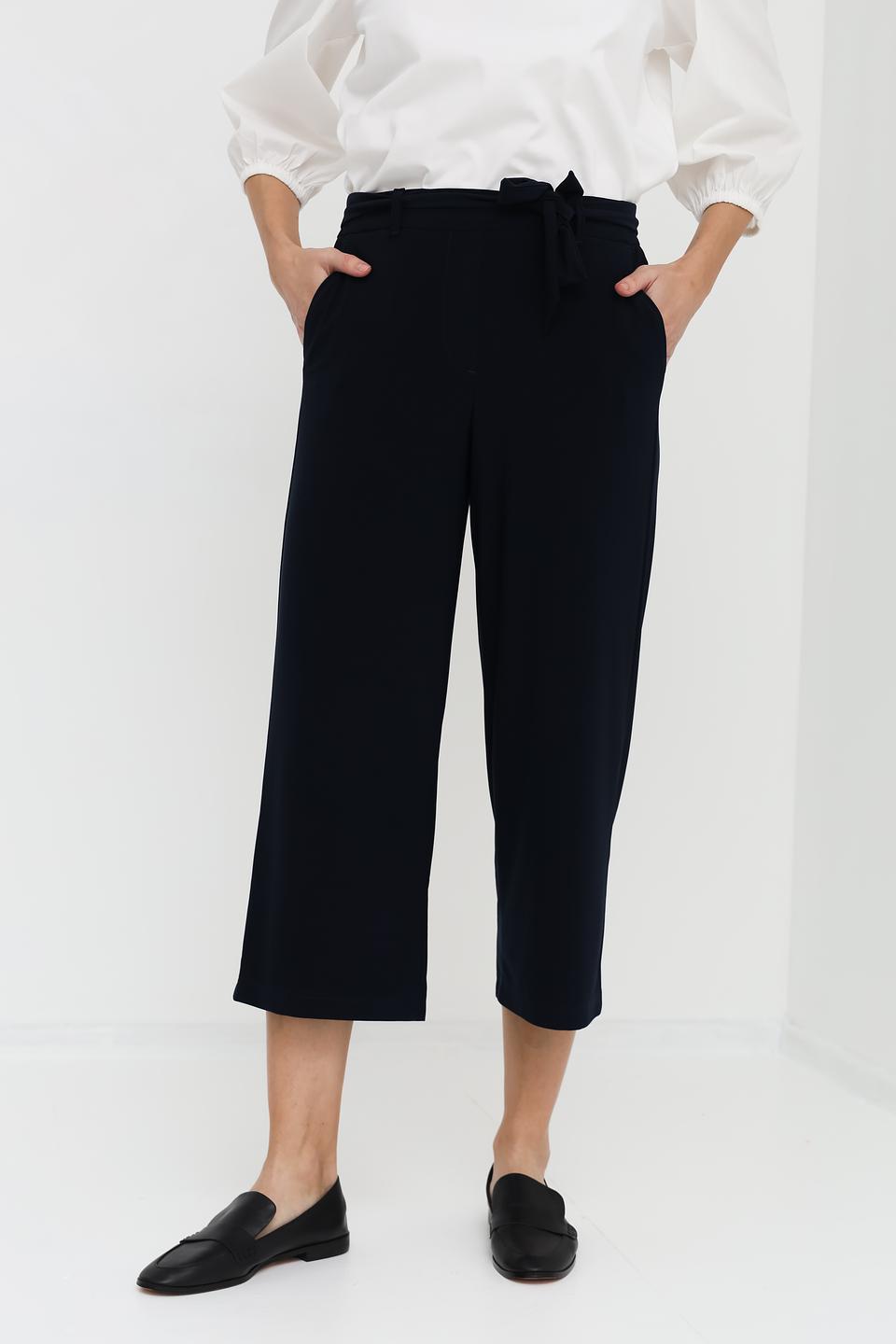 Брюки кюлоты Bianca тёмно-синие