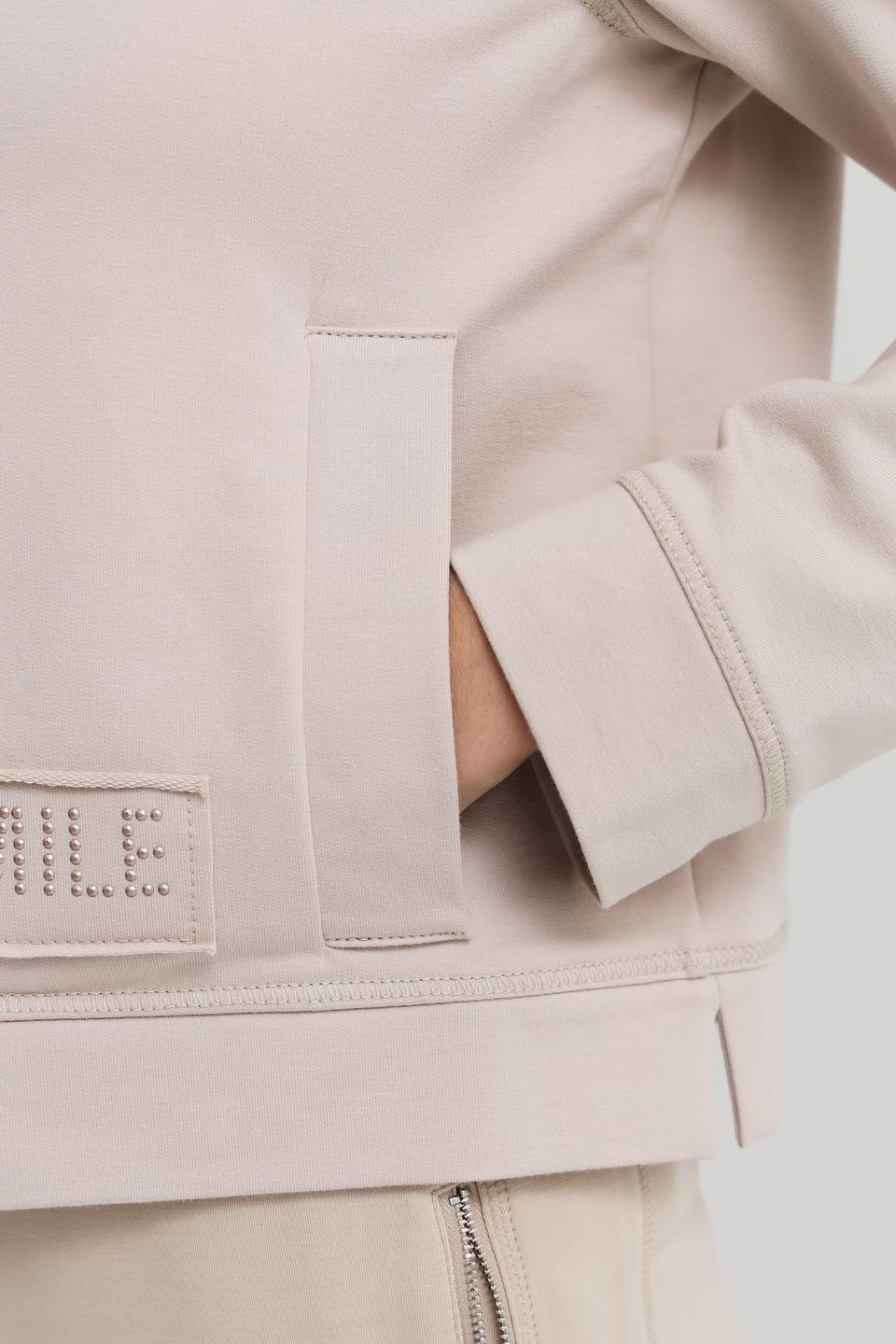 Жакет Bianca с принтом бежевый