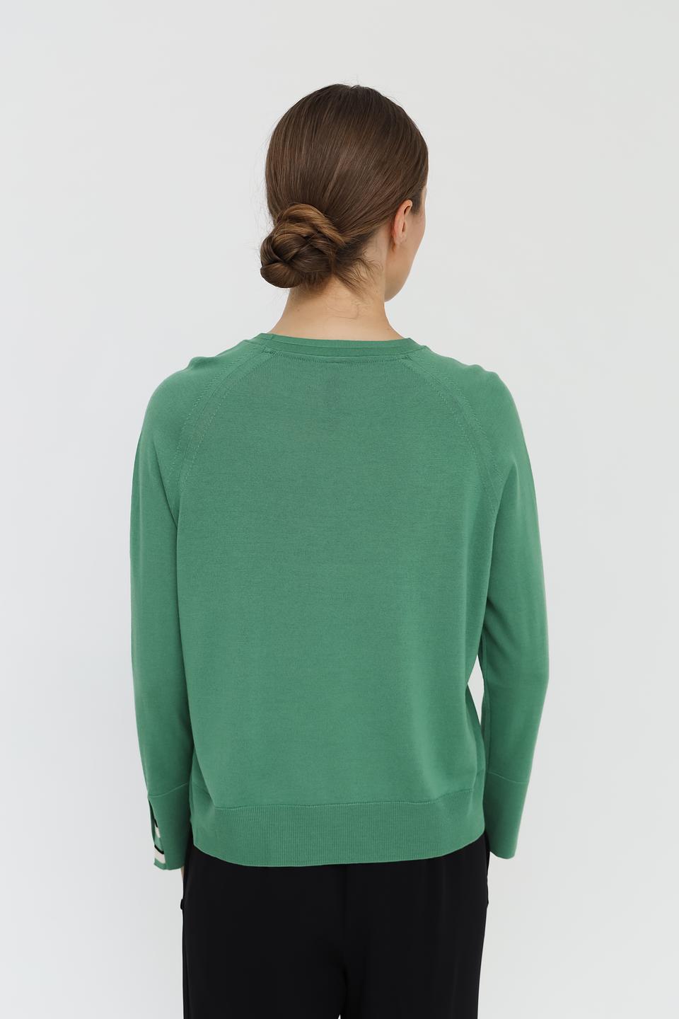 Пуловер Marc Cain зелёный