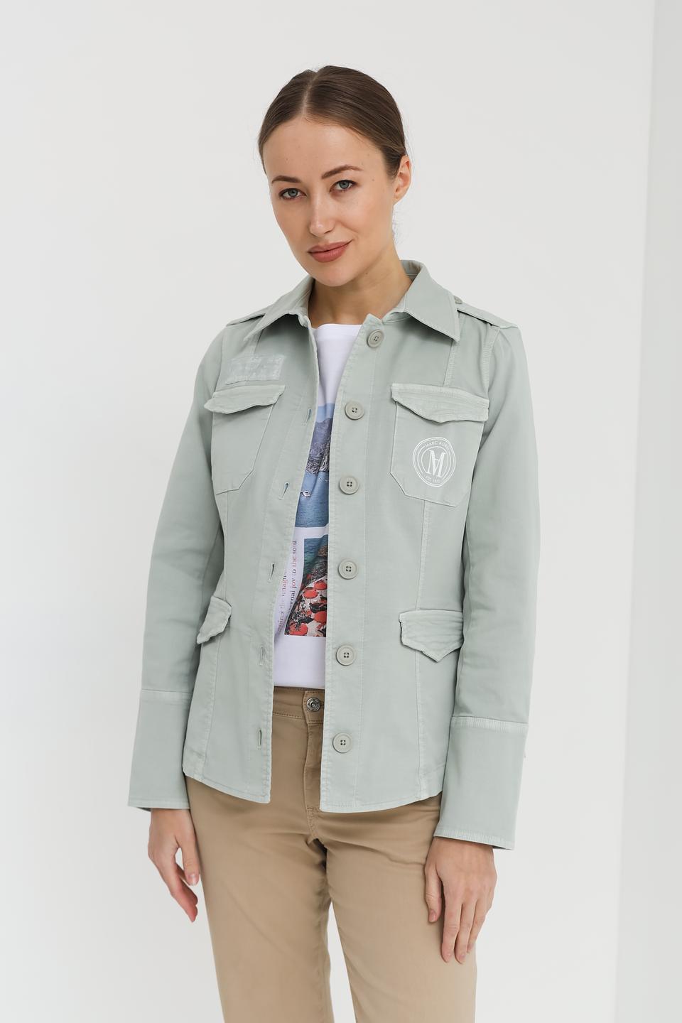 Жакет Marc Aurel хаки с логотипом