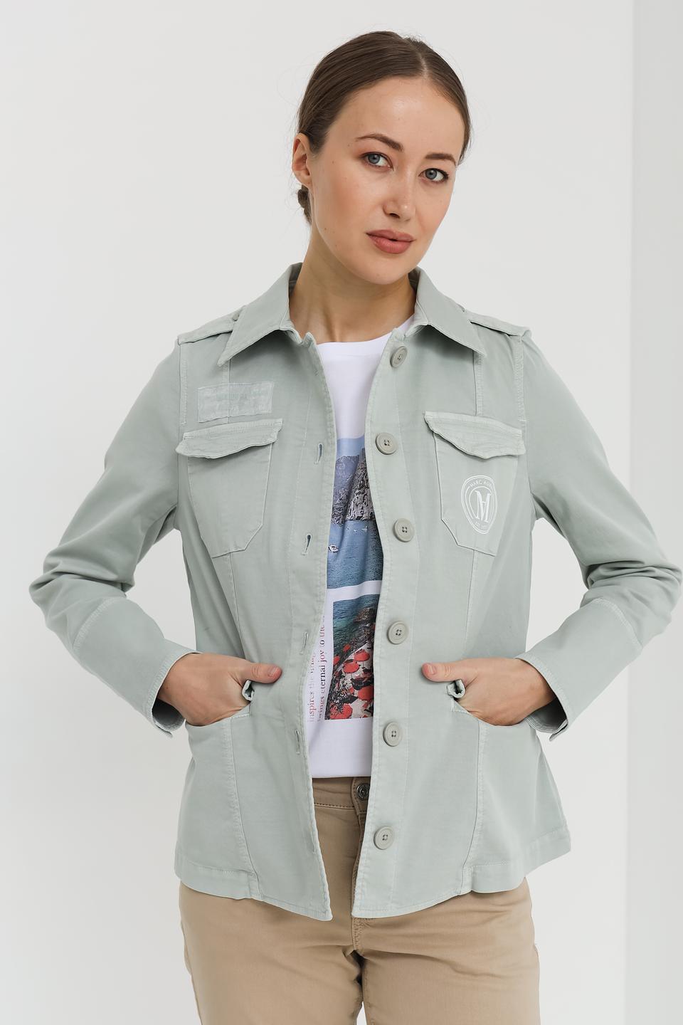 Жакет Marc Aurel хаки с логотипом