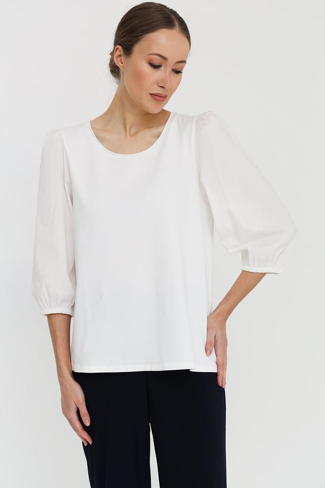 Блуза Oui с рукавами-фонариками