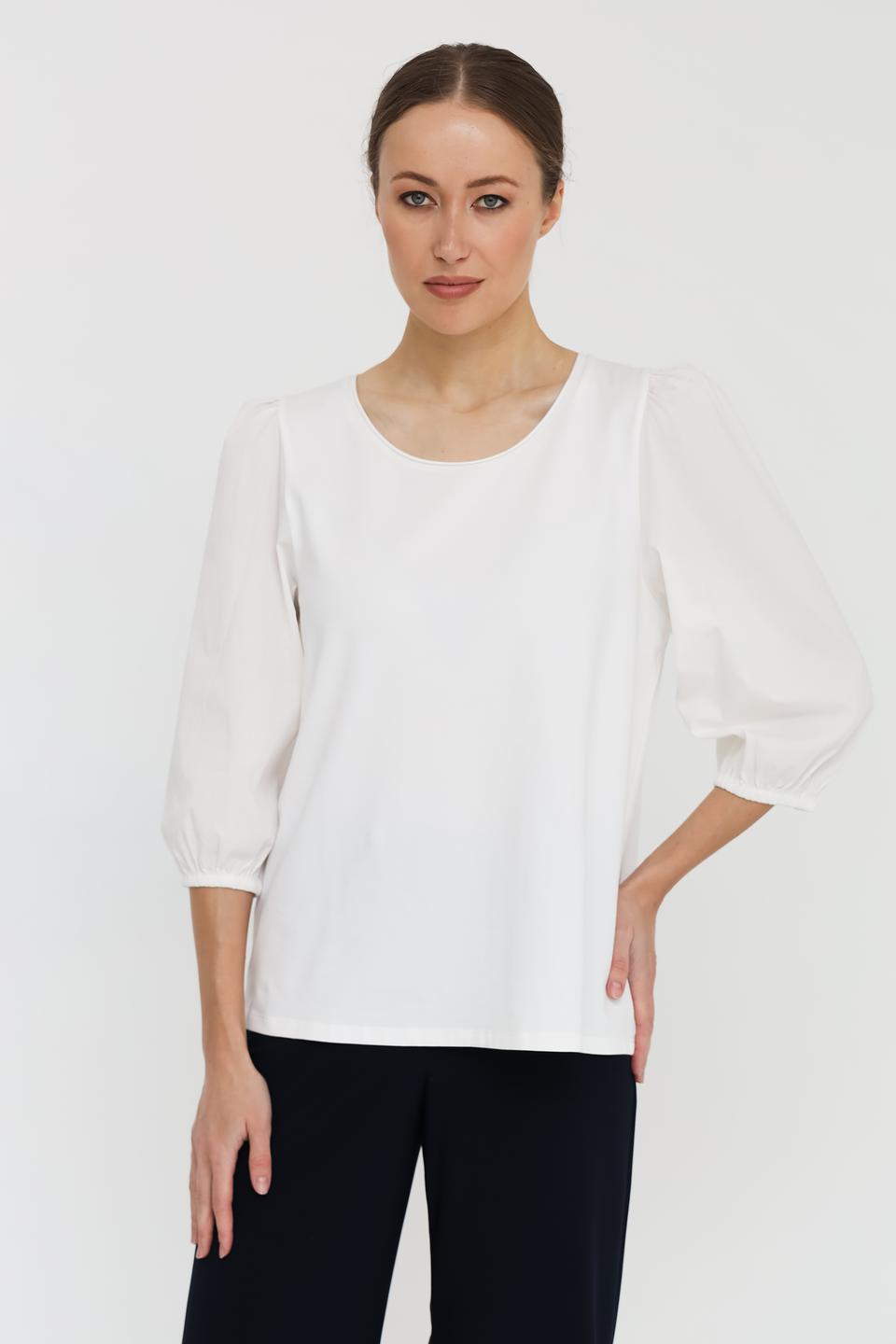 Блуза Oui с рукавами-фонариками