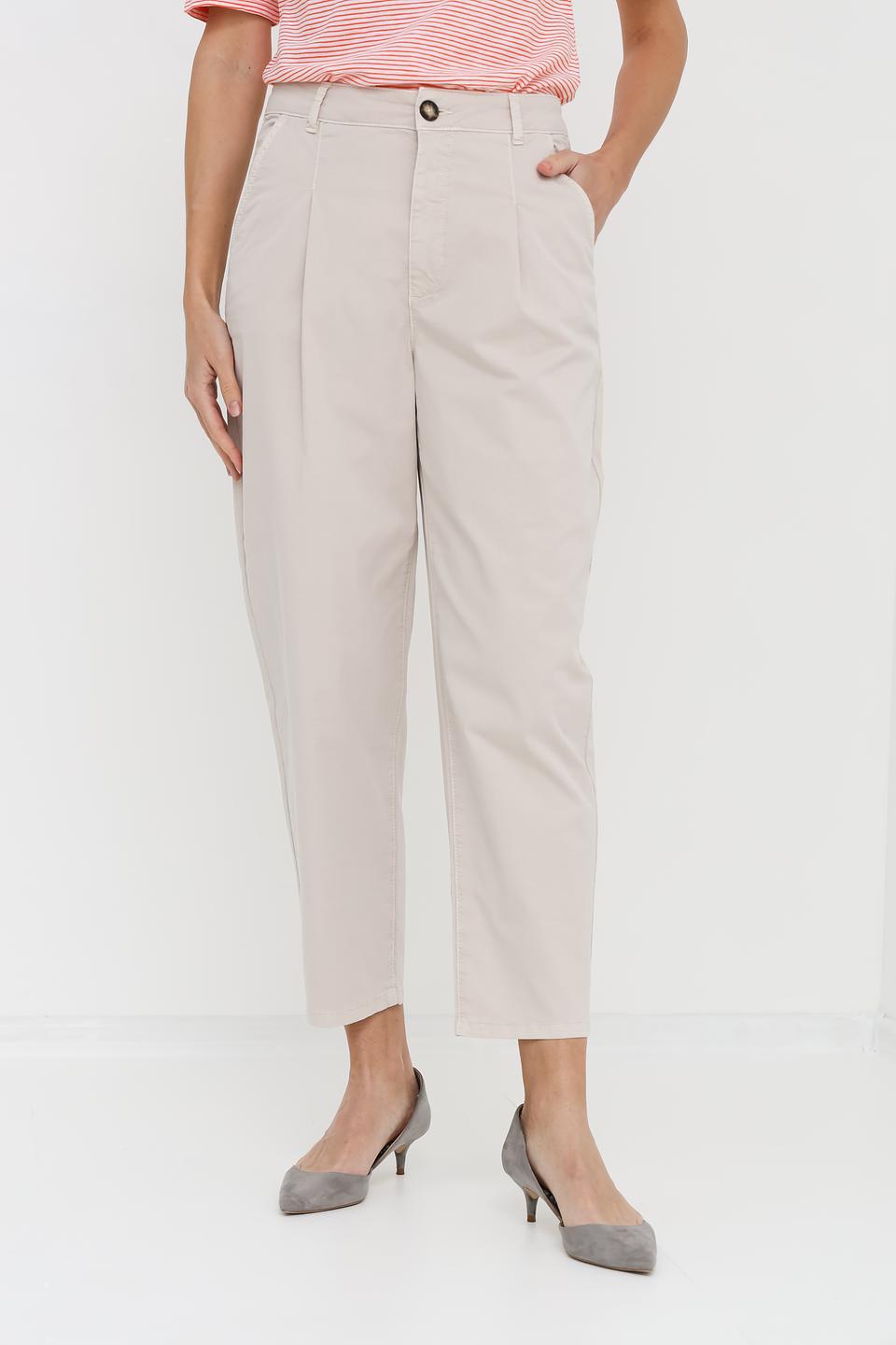 Брюки классические Oui бежевые