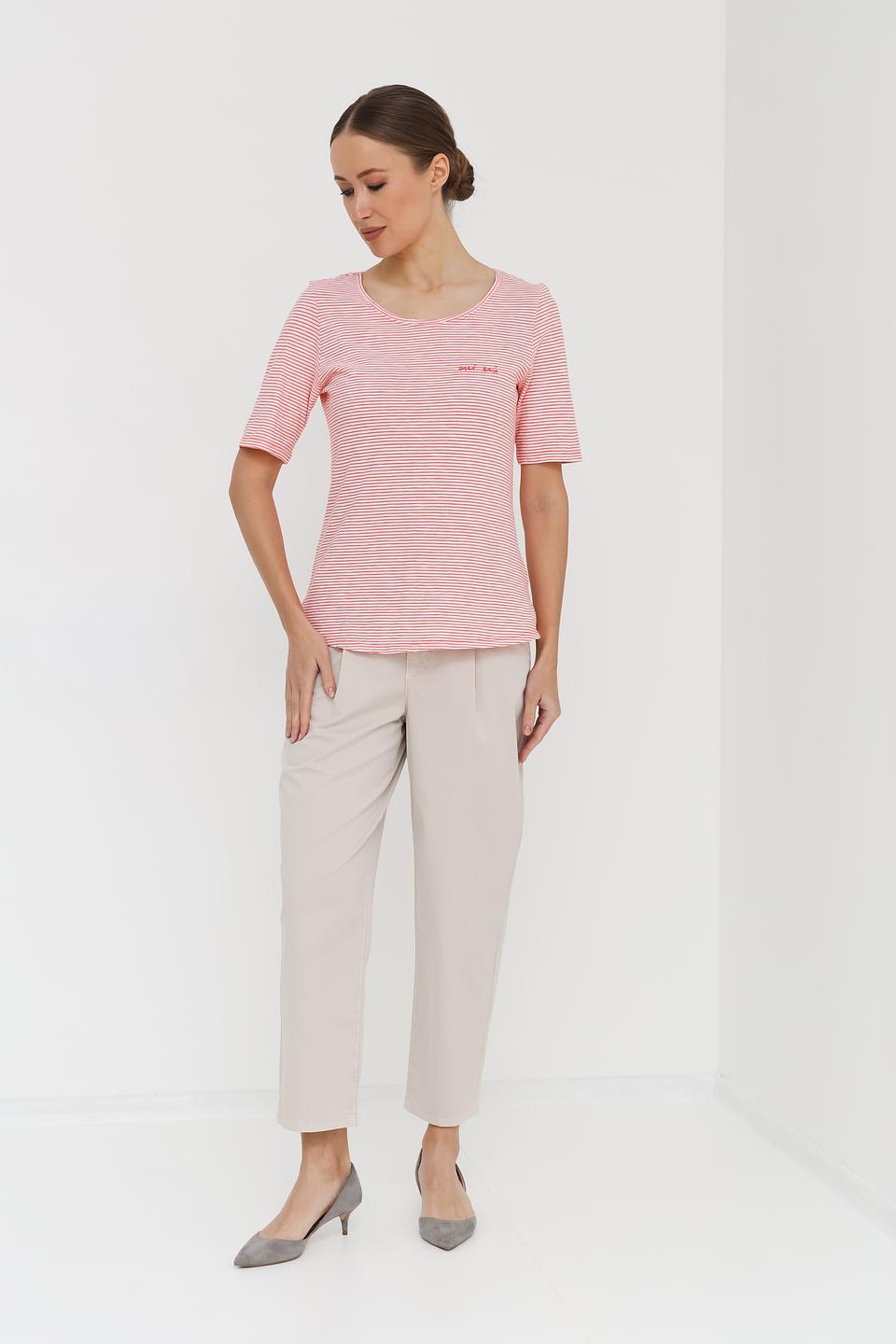 Брюки классические Oui бежевые