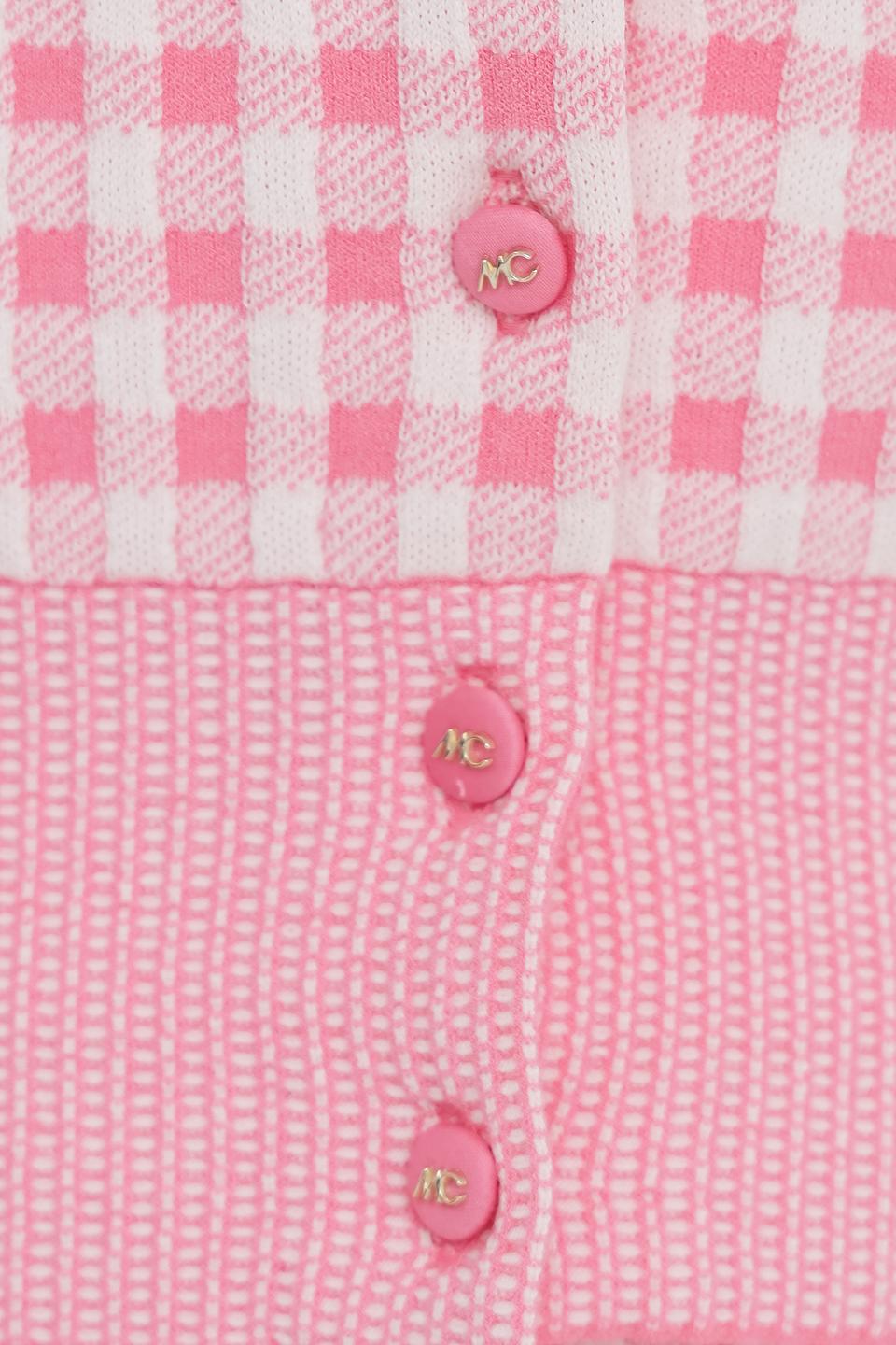 Жакет Marc Cain в клетку розовый