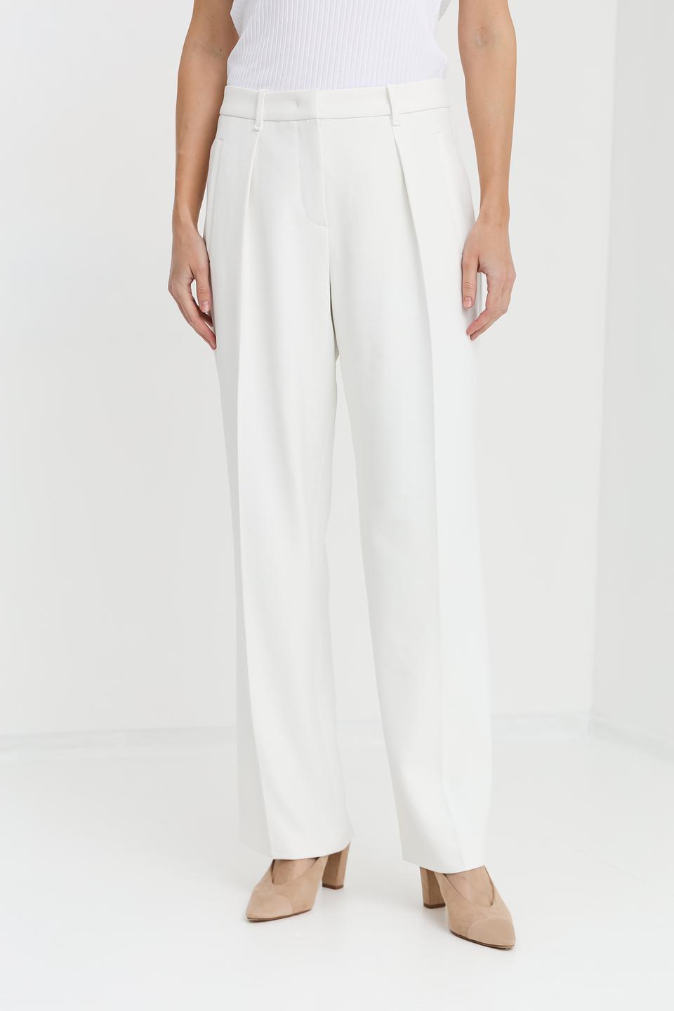 Брюки классические Marc Cain белые