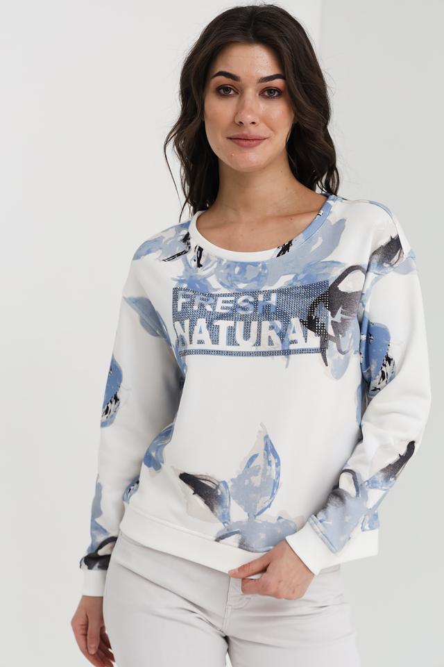 Пуловер Monari с принтом "Fresh Natural"
