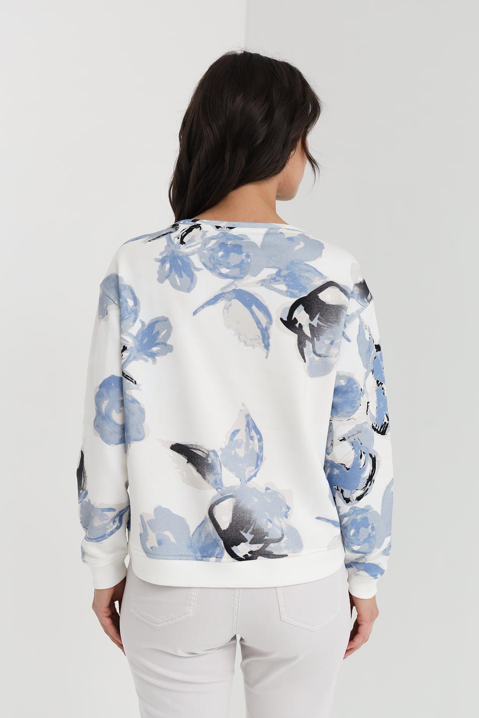 Пуловер Monari с принтом "Fresh Natural"