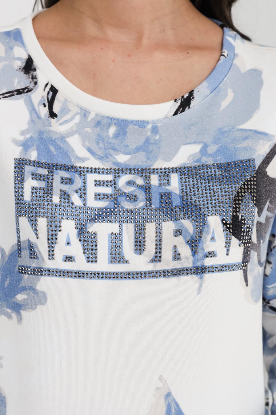 Пуловер Monari с принтом "Fresh Natural"