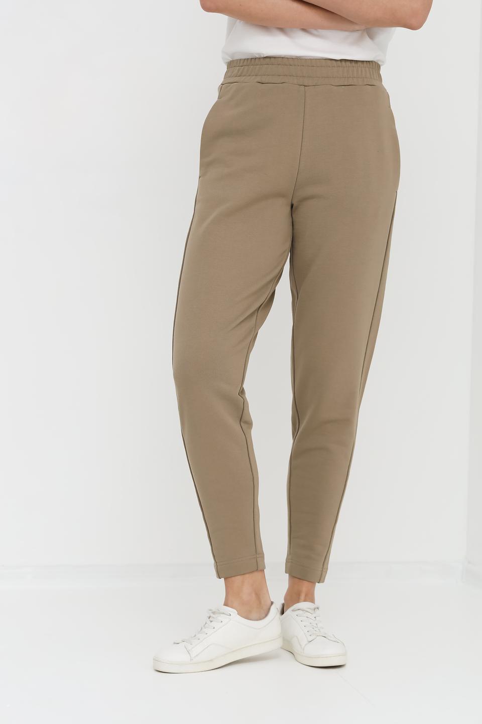 Брюки Pezzo хаки с зауженным низом