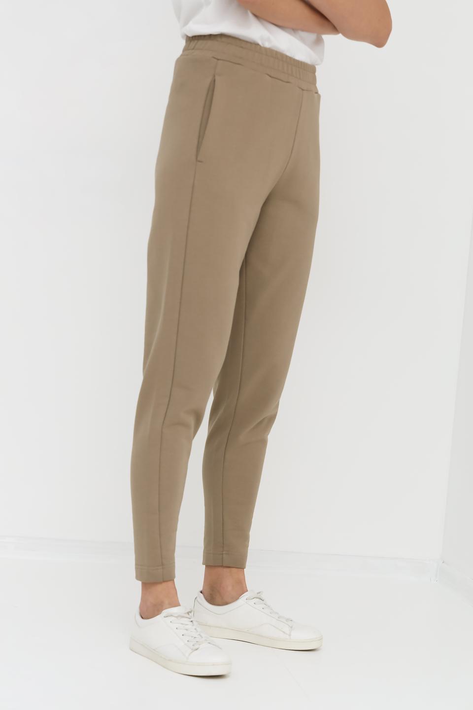 Брюки Pezzo хаки с зауженным низом