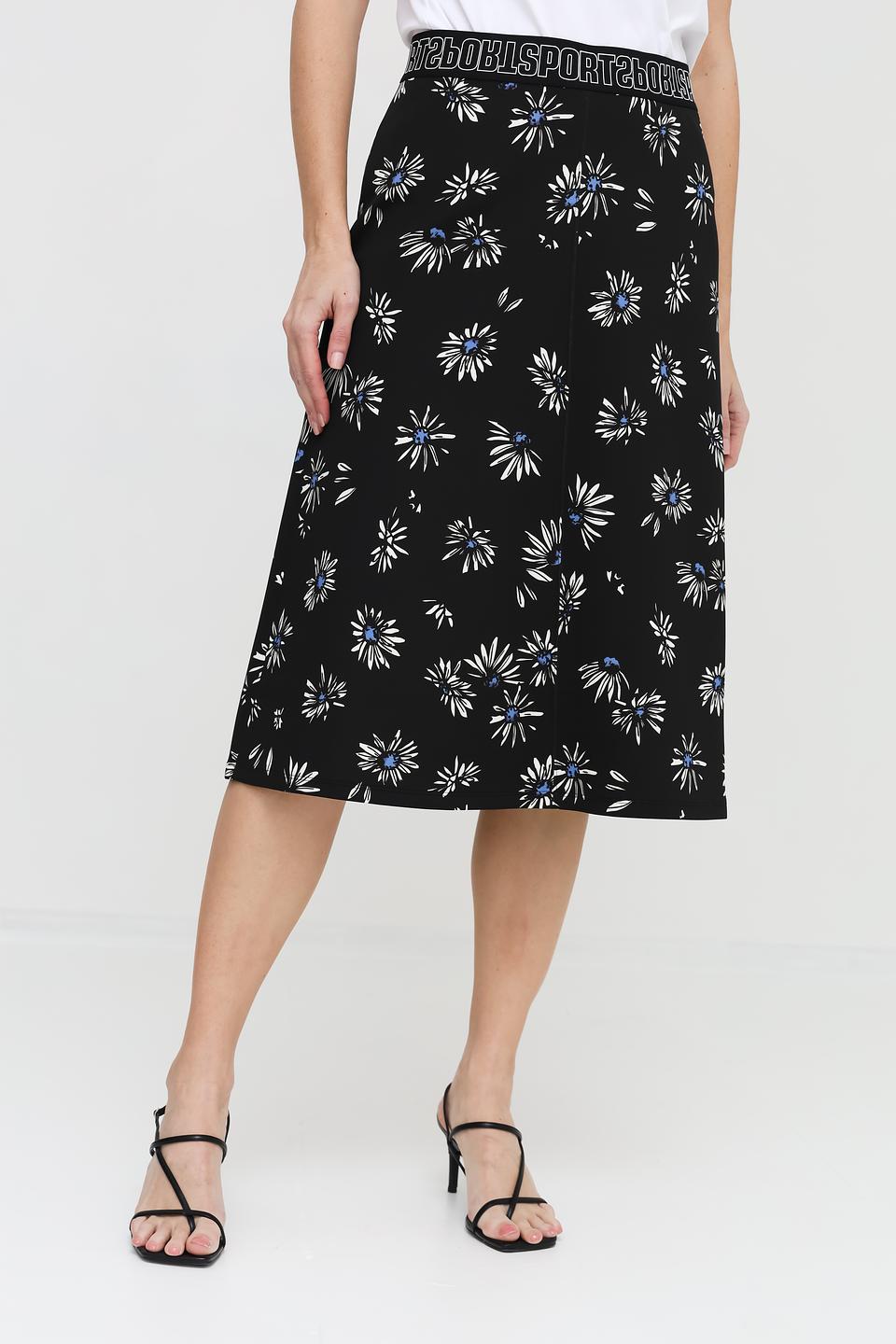 Юбка Marc Cain Sports с цветочным принтом