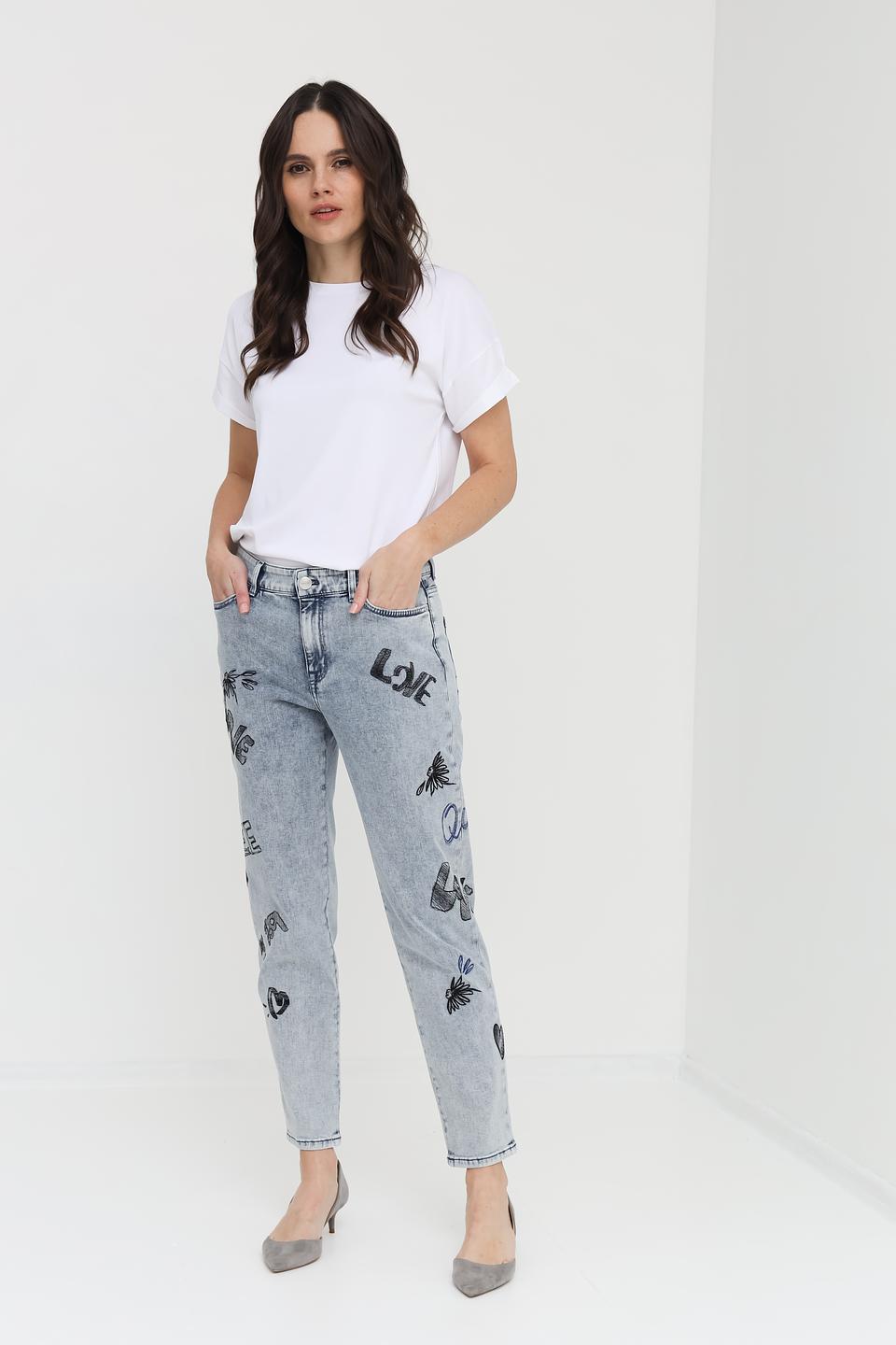 Джинсы Marc Cain с принтом