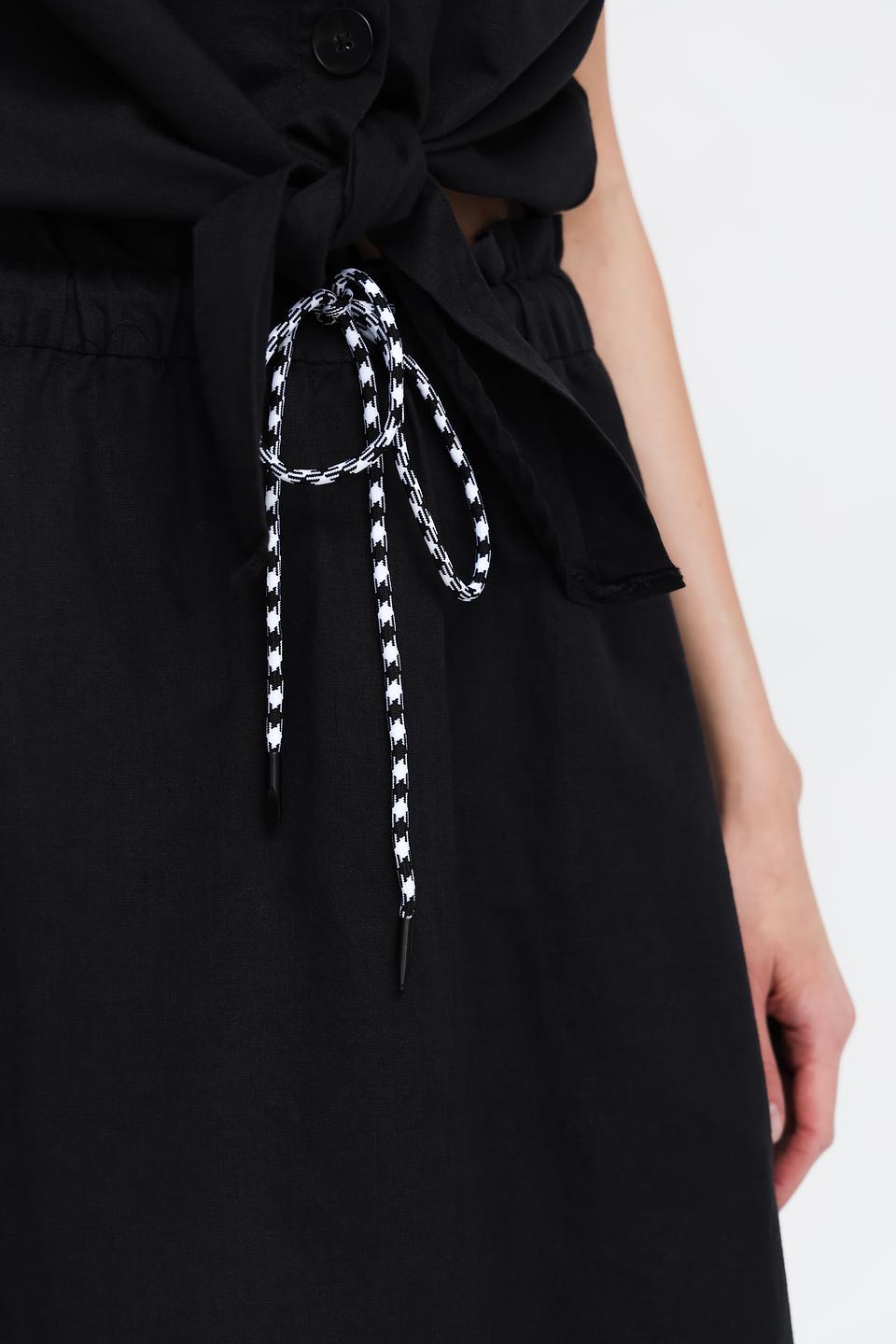 Юбка Pezzo чёрная с кулиской