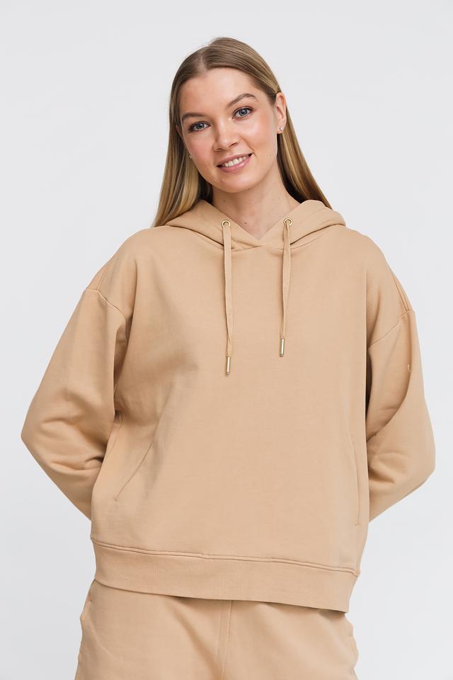 Толстовка Pezzo бежевая с капюшоном