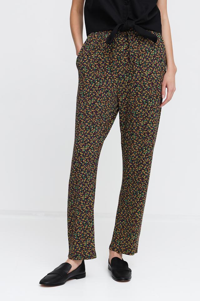 Брюки Pezzo с цветочным принтом