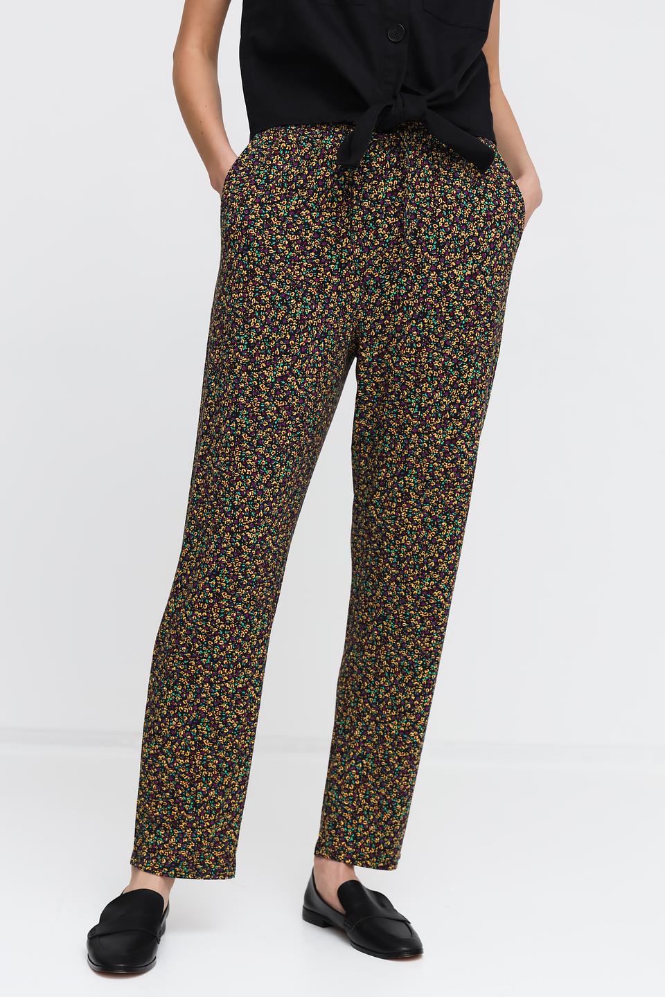Брюки Pezzo с цветочным принтом