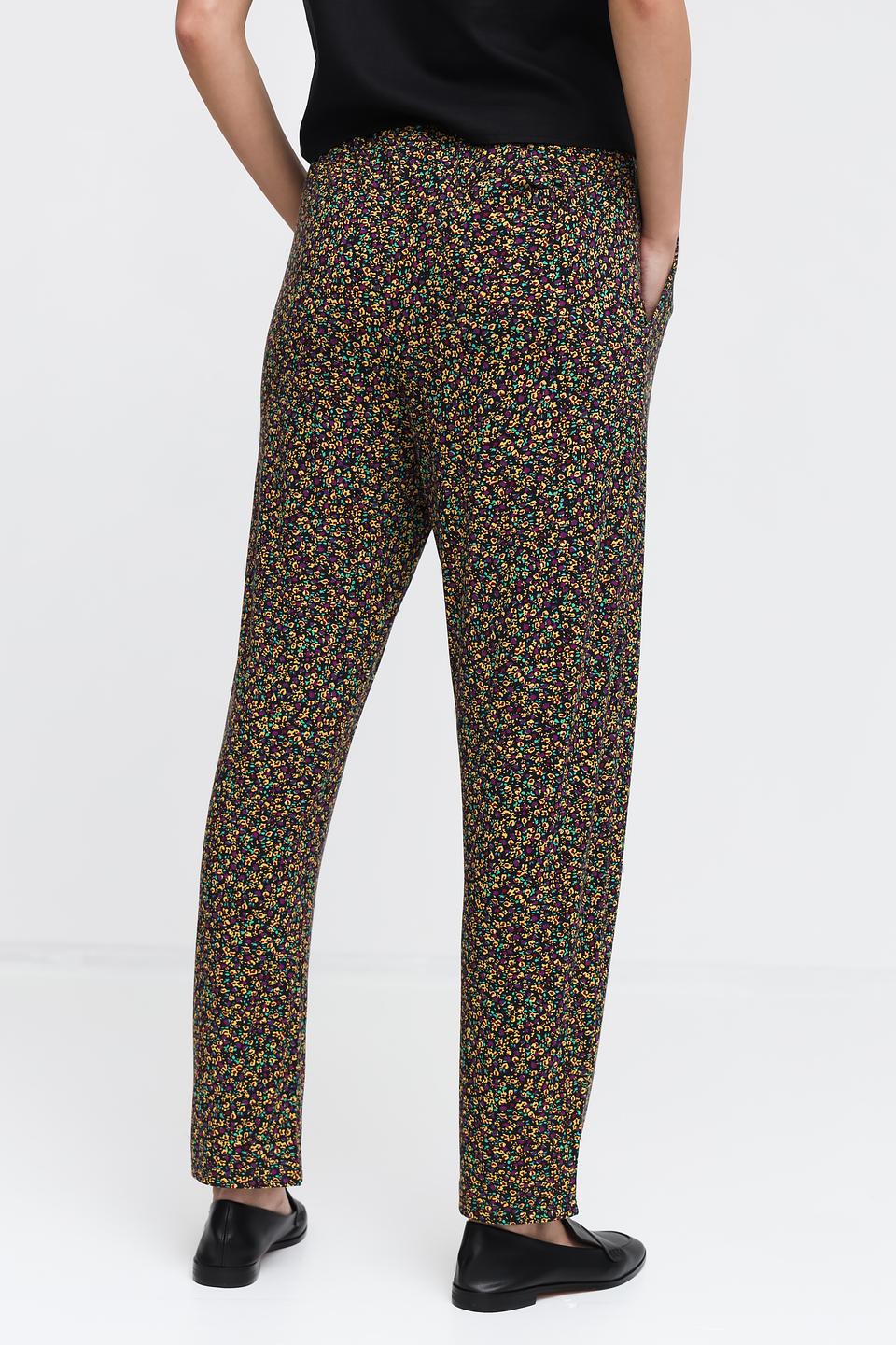 Брюки Pezzo с цветочным принтом