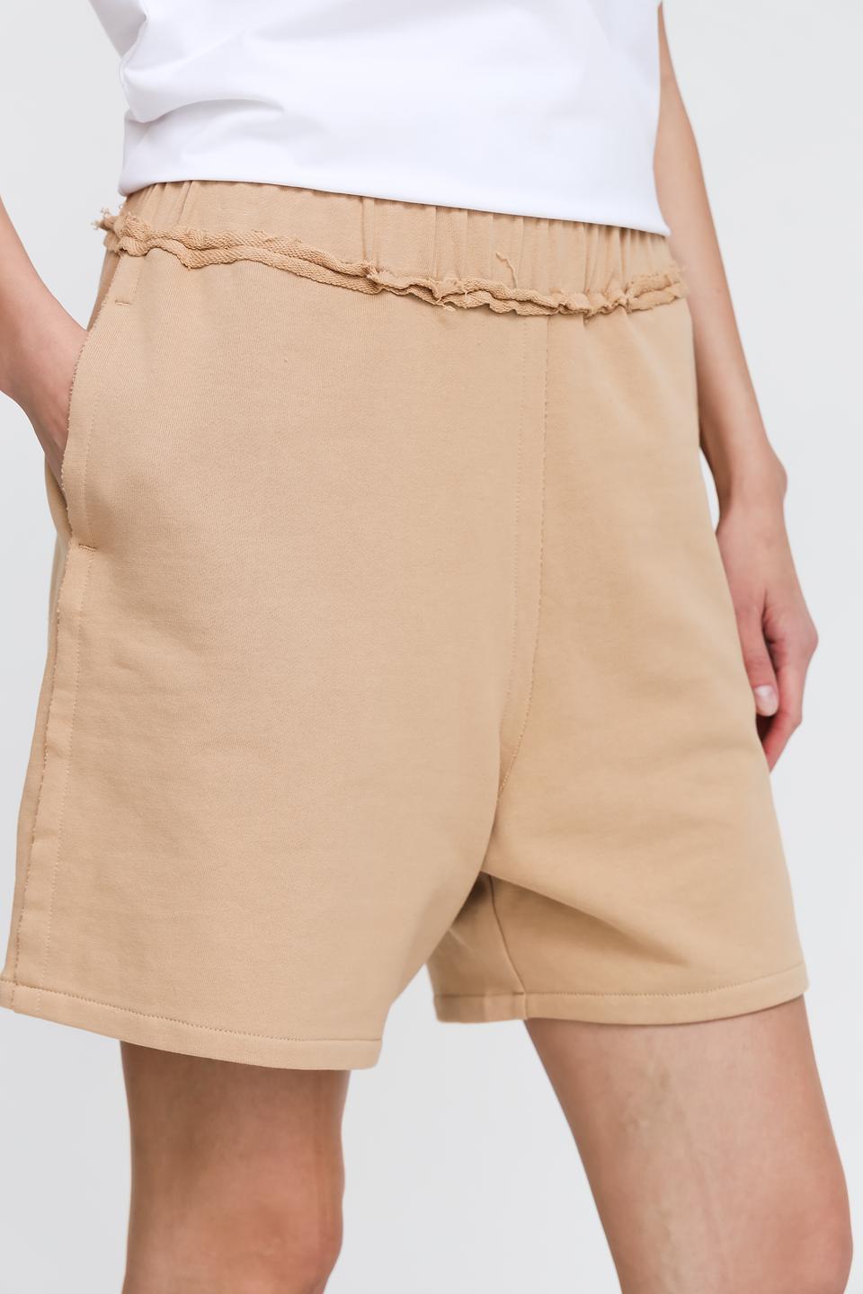 Шорты Pezzo бежевые