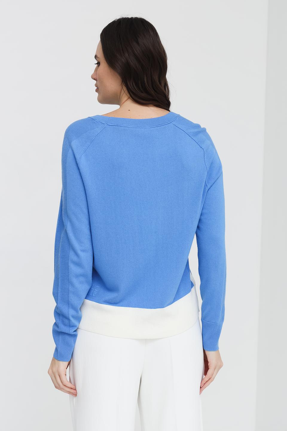 Пуловер Marc Cain голубой