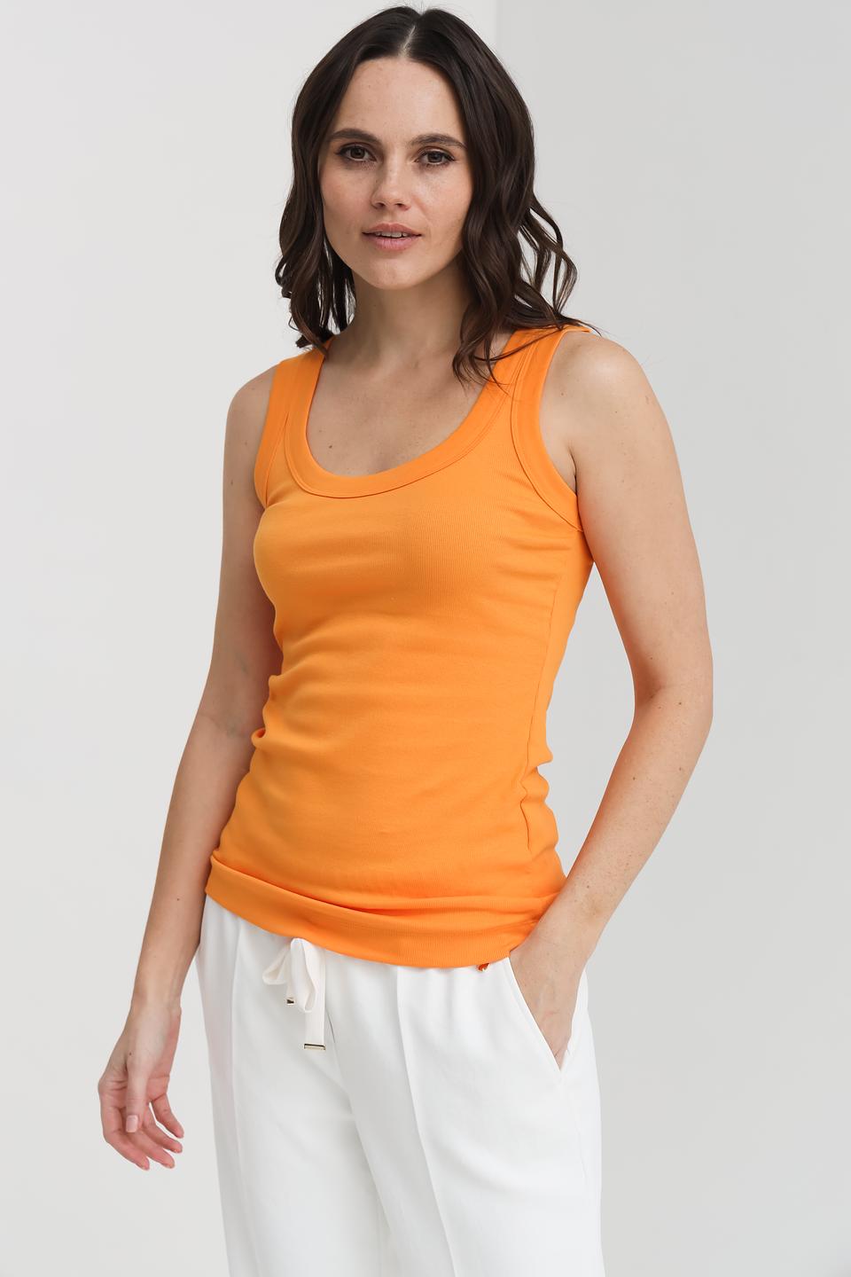 Топ Marc Cain оранжевый