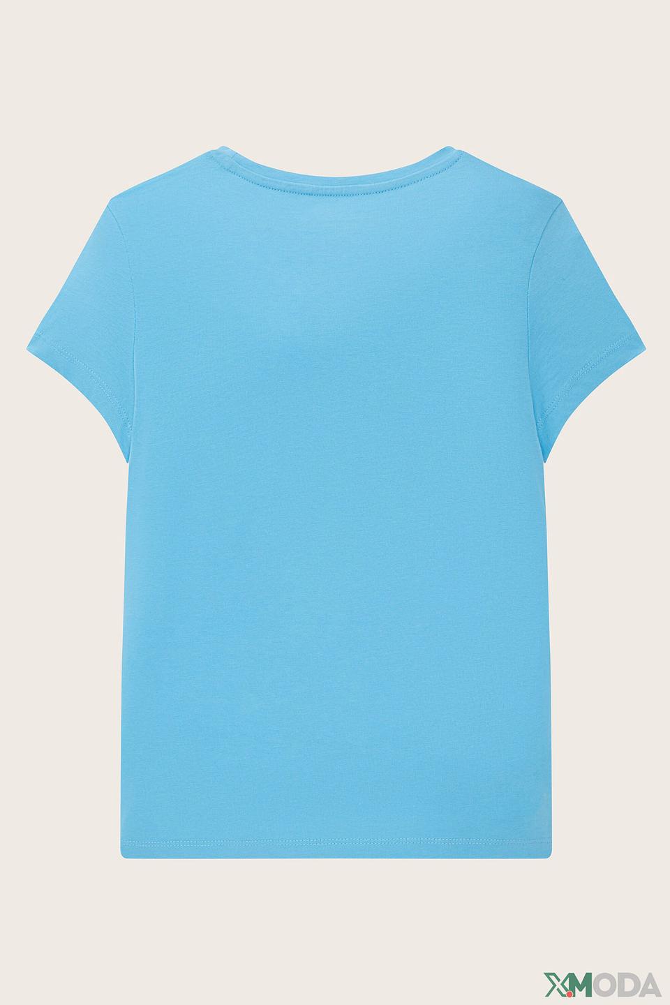 Футболка Tom Tailor Florida голубая