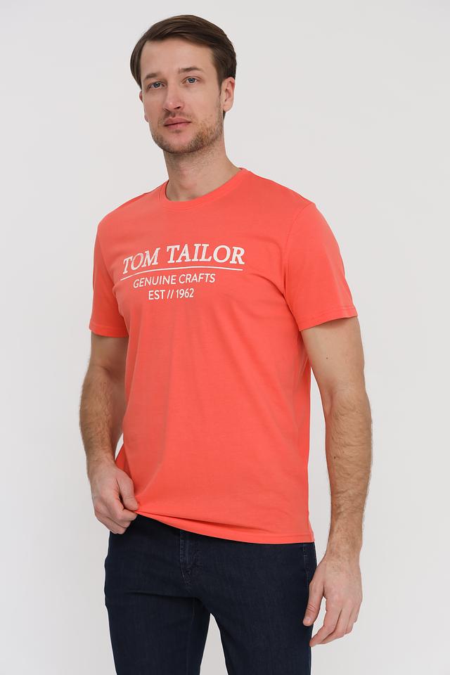 Футболка Tom Tailor коралловая