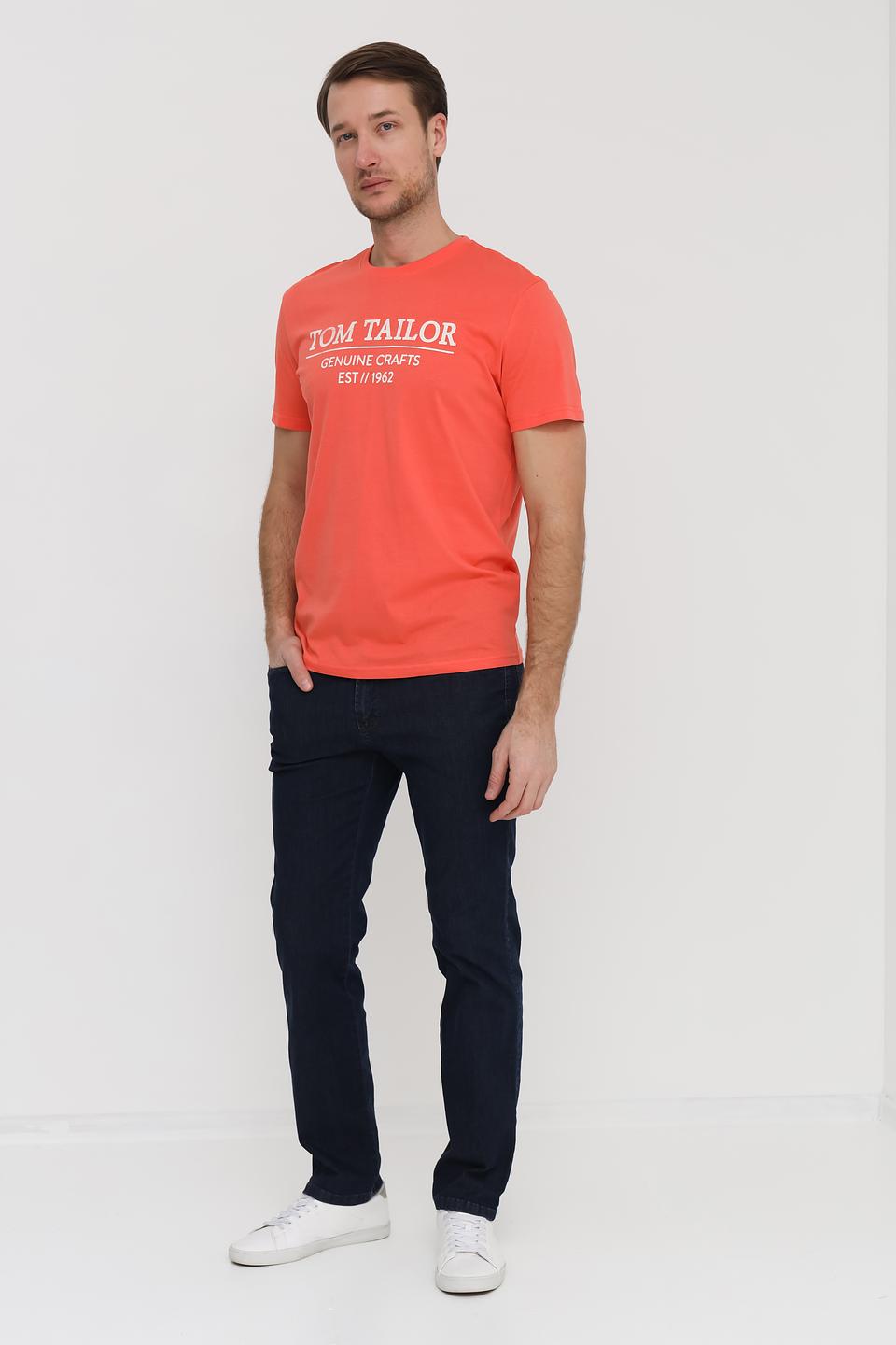 Футболка Tom Tailor коралловая