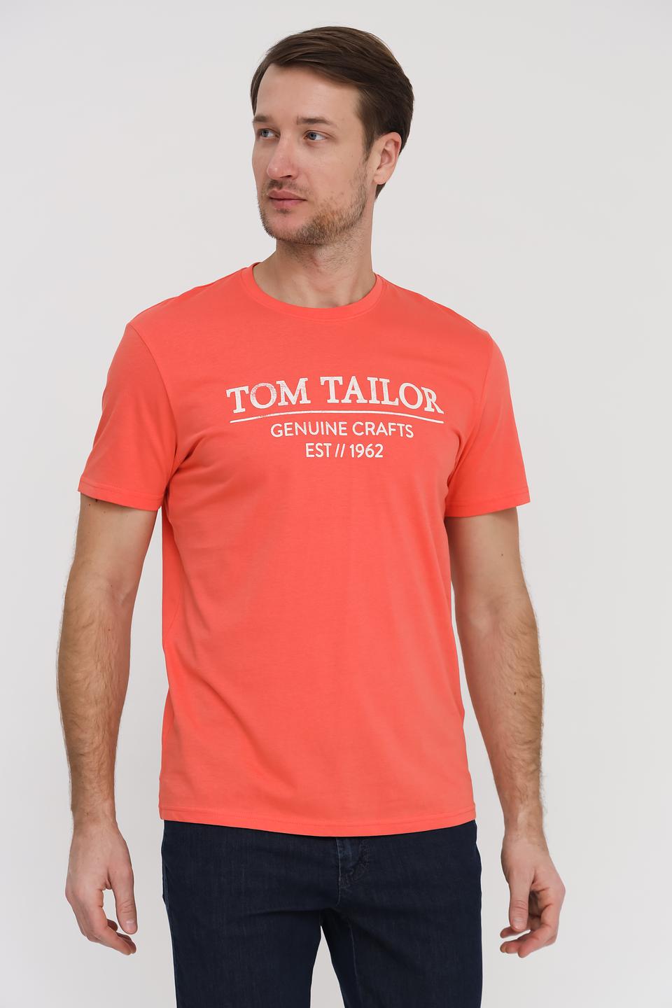 Футболка Tom Tailor коралловая