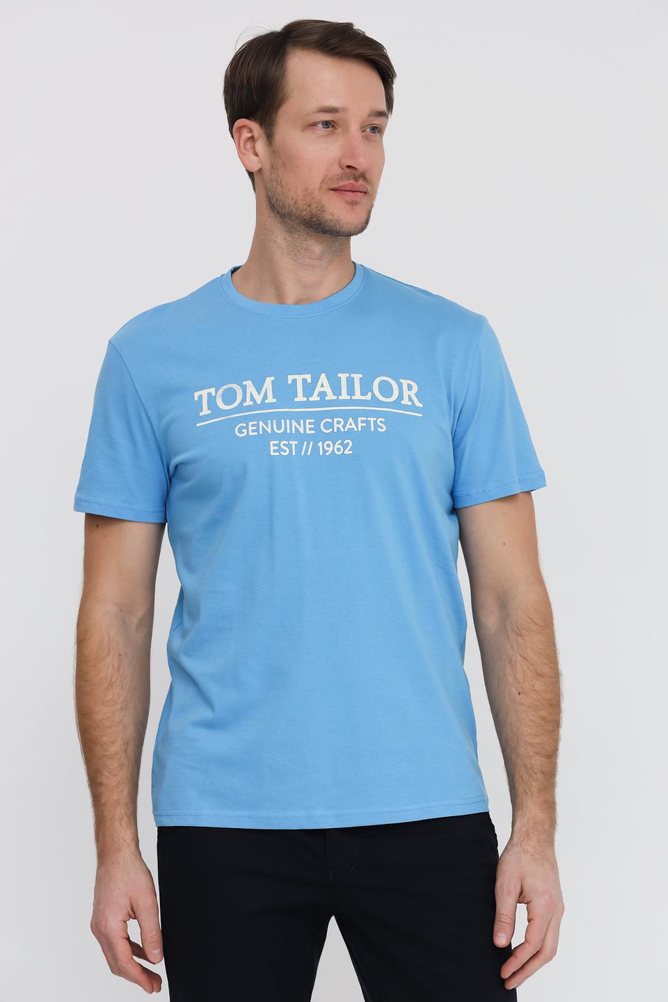 Футболка Tom Tailor голубая