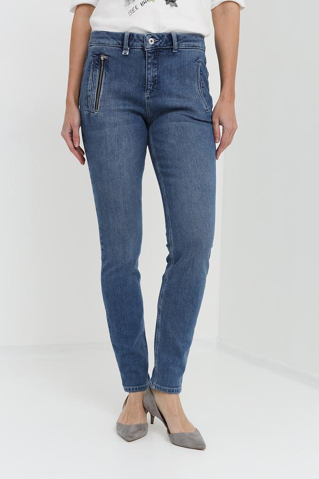 Джинсы с карманами Marc Aurel синие